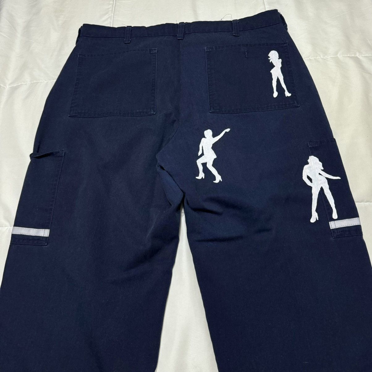 Vintage Custom Blue Cargo Pants Size US 36 / EU 52 - 11 Thumbnail