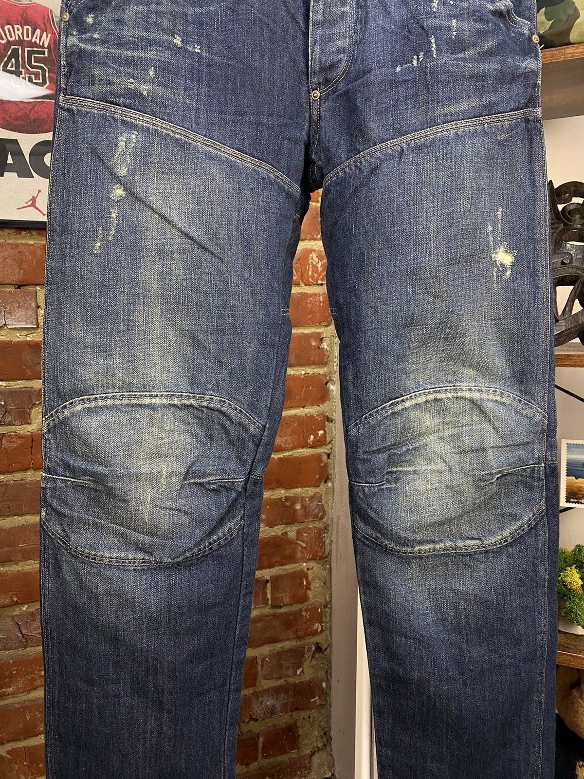 G-Star × Vintage NWT G-Star Raw 5620 3D Low Tapered Fit Denim Jeans Size US 31 - 3 Thumbnail