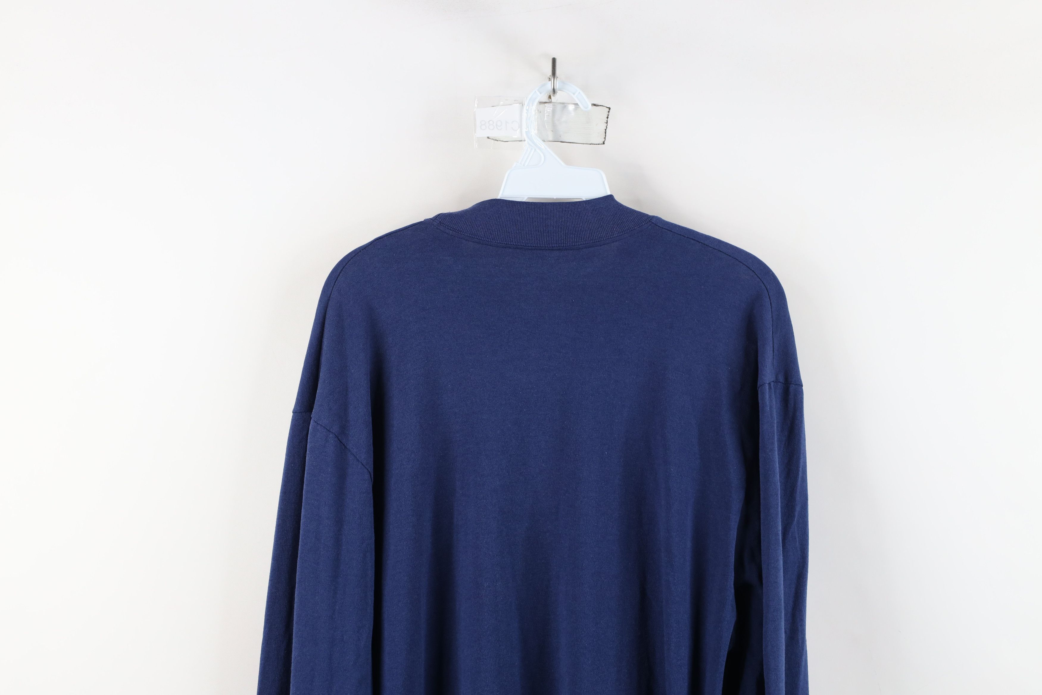 Vintage Vintage 90s Streetwear Mock Neck Long Sleeve T-Shirt USA Size US XL / EU 56 / 4 - 12 Thumbnail