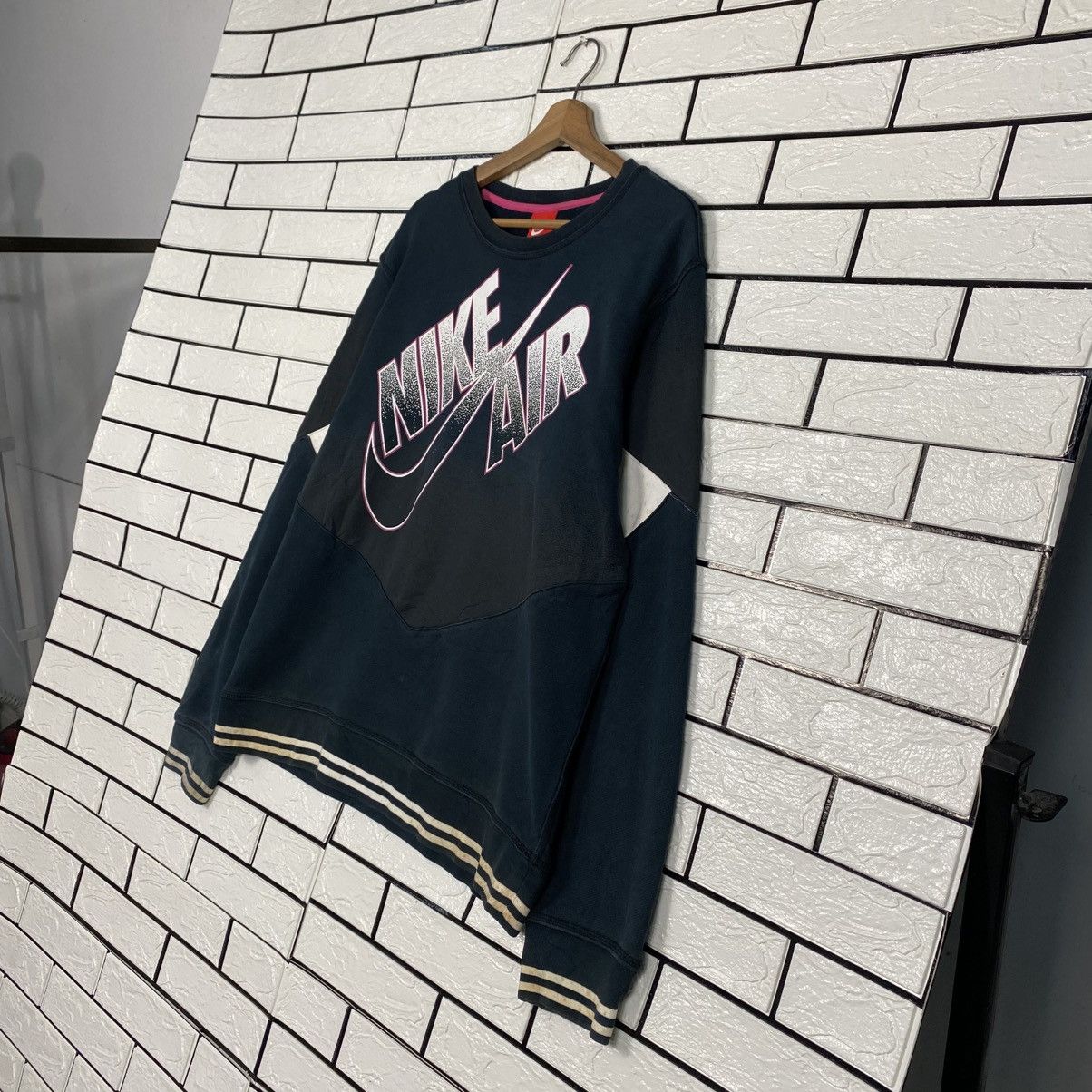 Nike 📌Nike Air Long Sleeve Sweatshirt Big Swoosh Size US L / EU 52-54 / 3 - 3 Thumbnail