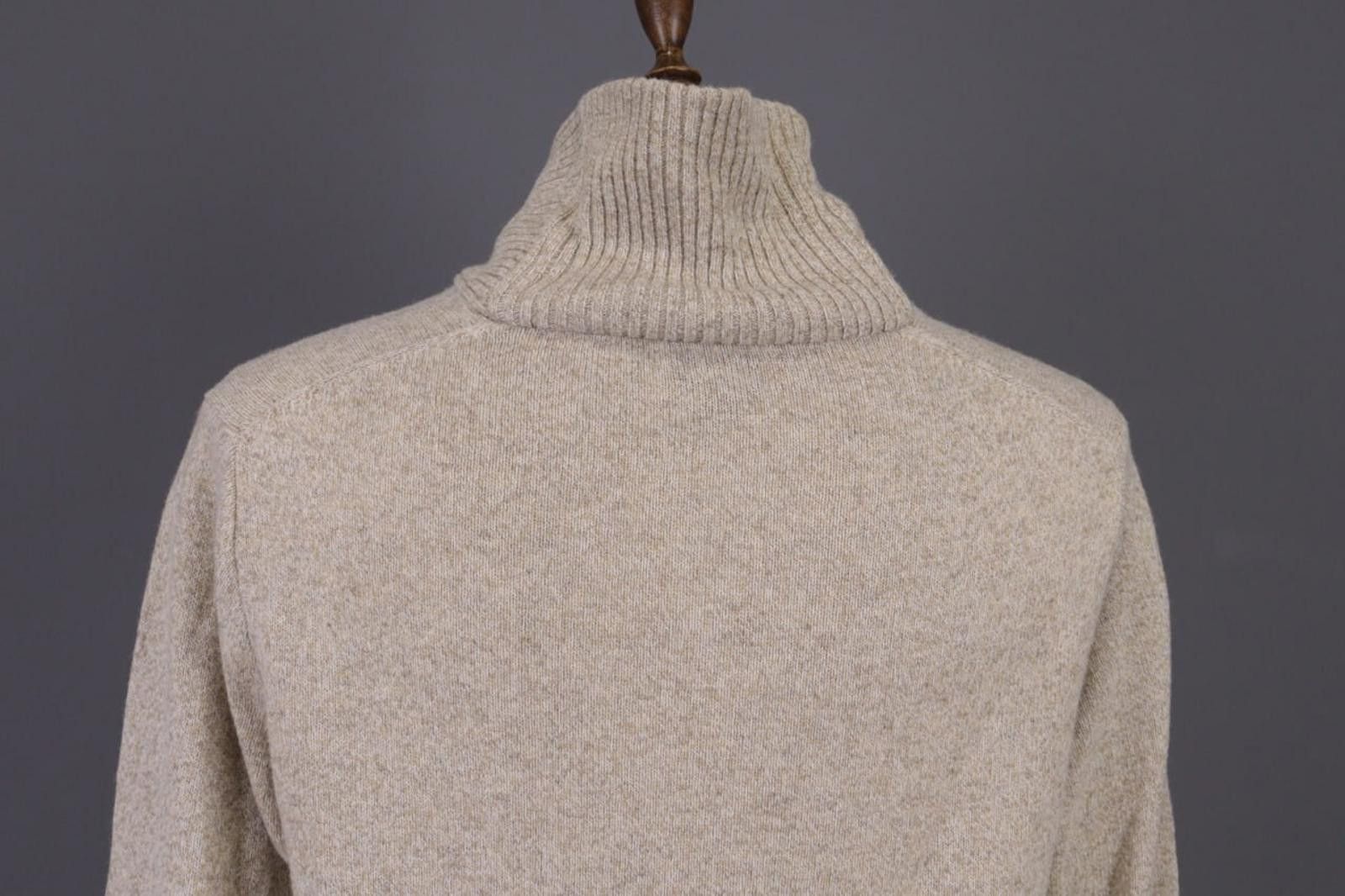 J.Crew J.Crew Beige Merino Shawl Knit Pullover Sweater Size M Size US M / EU 48-50 / 2 - 11 Thumbnail