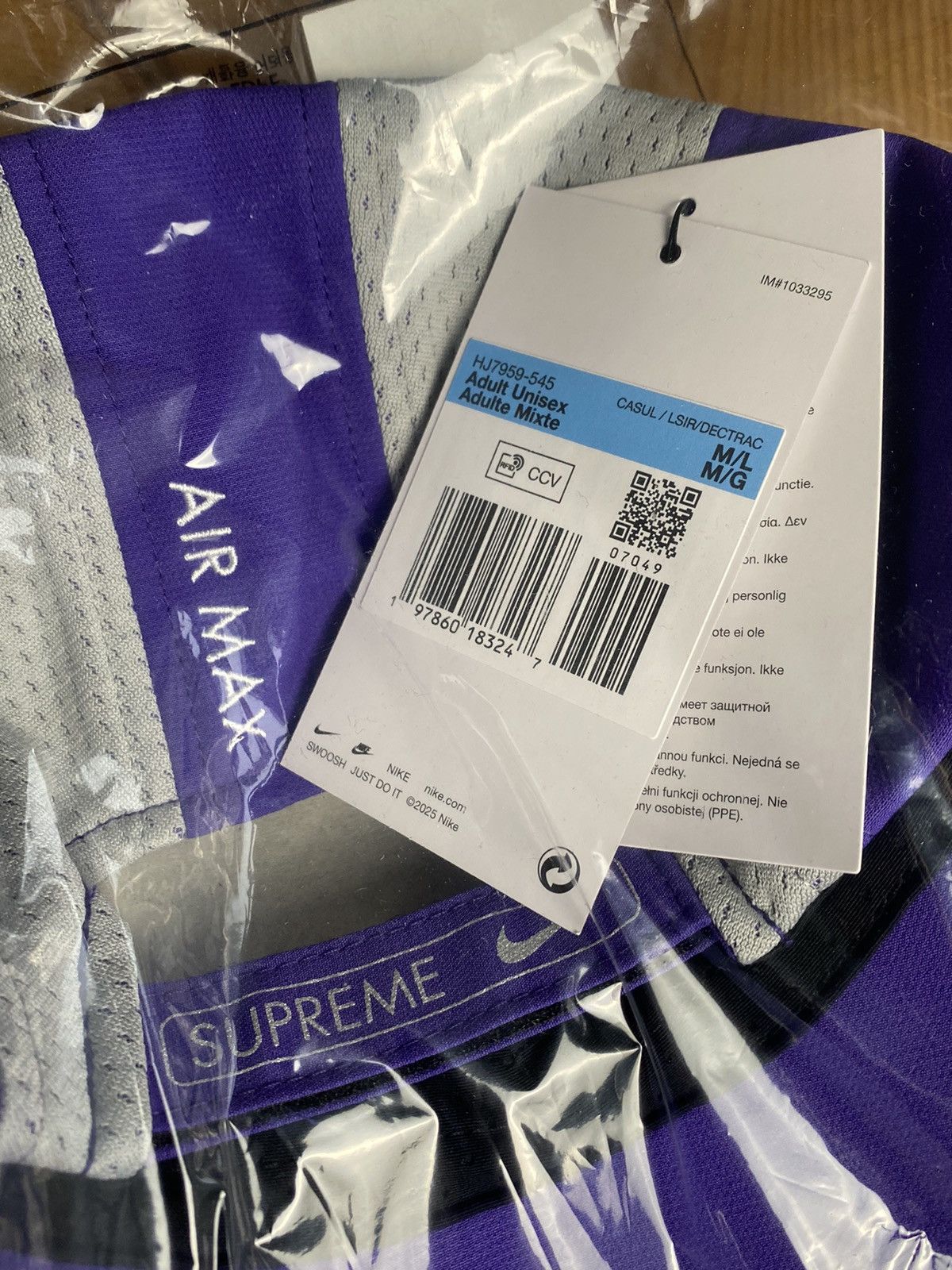 Nike × Supreme Supreme x Nike Running Hat Purple Size ONE SIZE - 4 Thumbnail