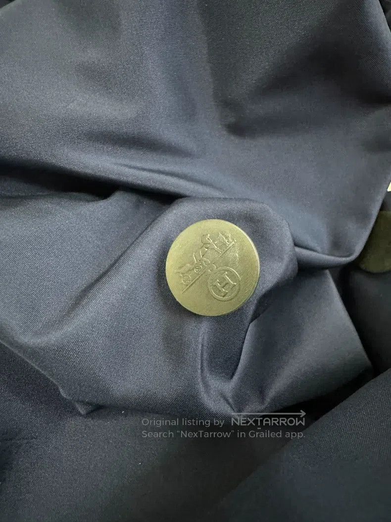 Hermes Hermes size F Trench Coat, Dark Blue Size M / US 6-8 / IT 42-44 - 4 Thumbnail