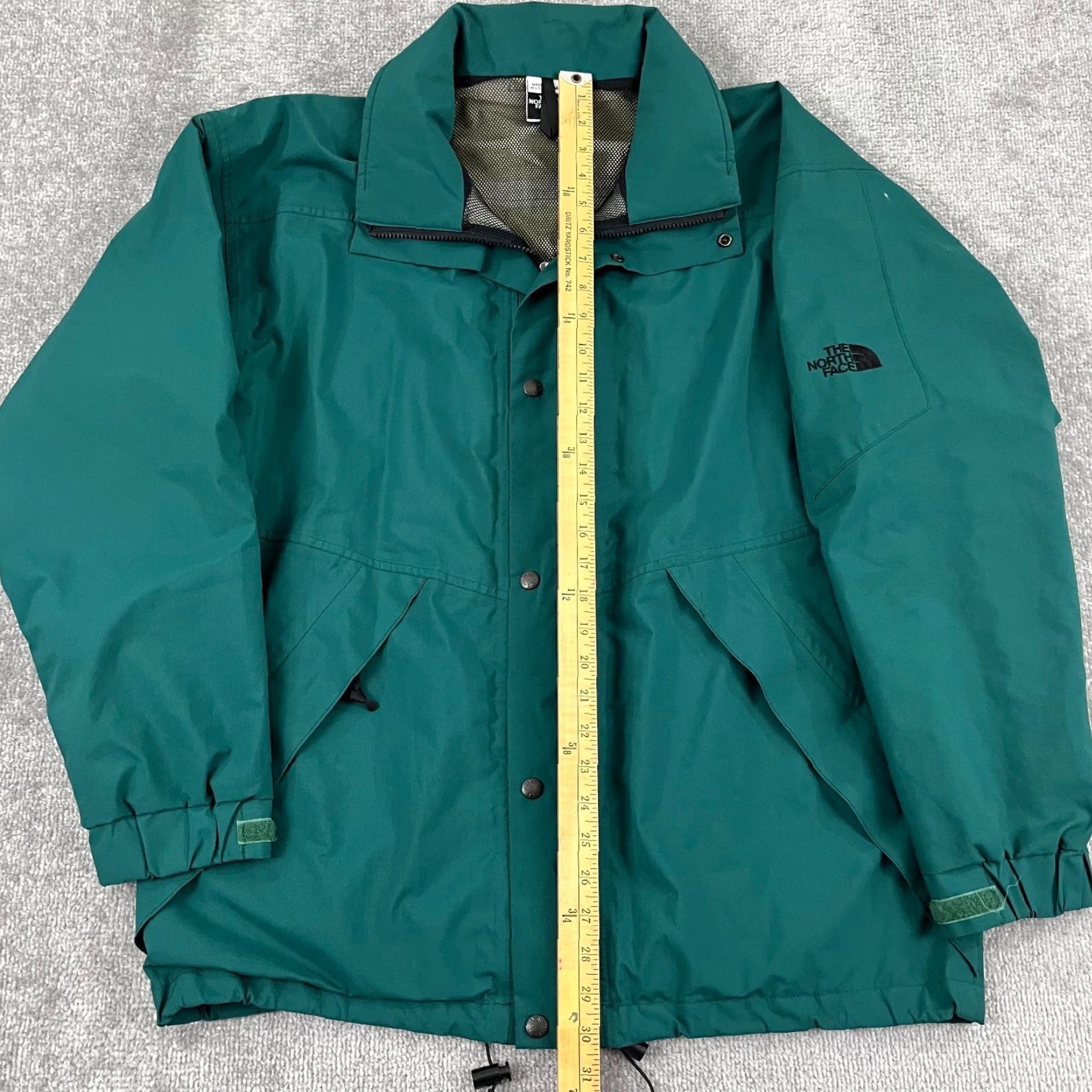 The North Face VINTAGE The North Face Jacket Mens M Green Goretex Hooded Coat Size US M / EU 48-50 / 2 - 7 Thumbnail