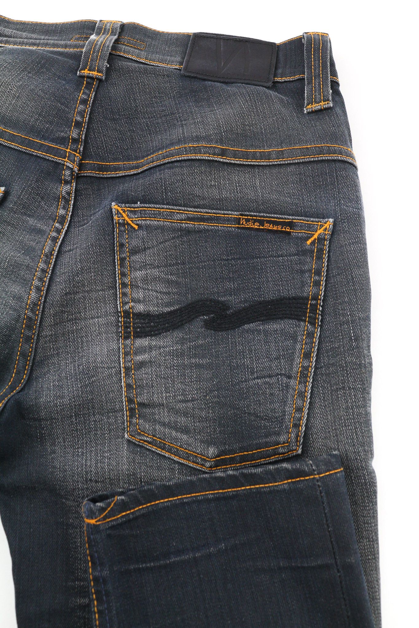 Nudie Jeans THIN FINN GREY AUTHENTIQUE USED W30/L34 Denim Jeans 80419 Size US 30 / EU 46 - 6 Thumbnail