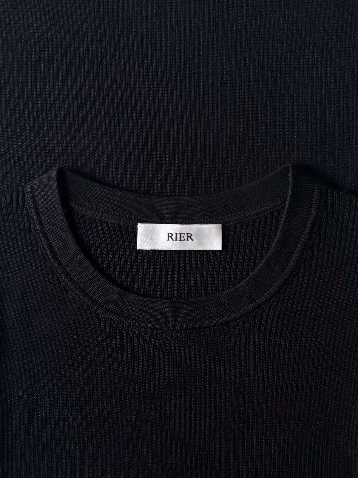 RIER Rier T-shirt silk knitwear black Size US M / EU 48-50 / 2 - 4 Thumbnail