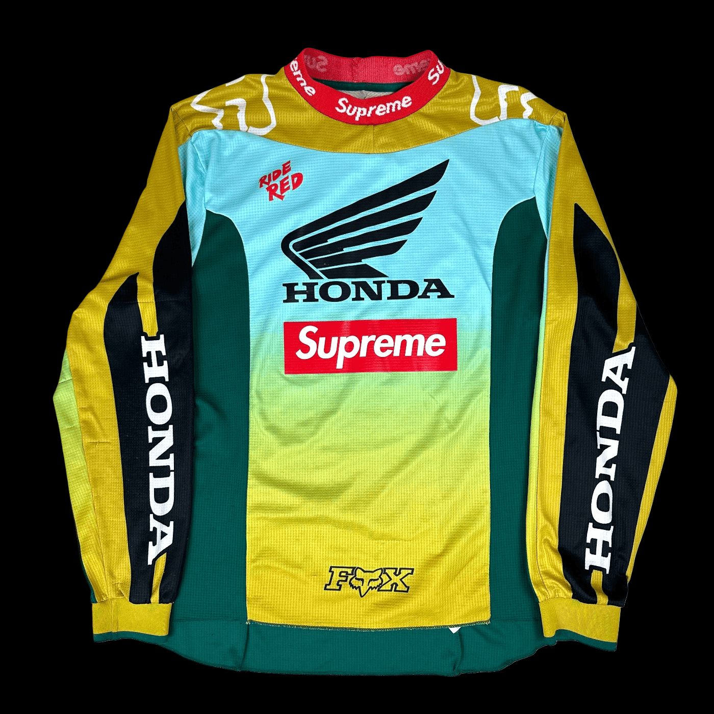 新品未開封 Supreme✖️Honda✖️Fox Racing Moto Jers Supreme Honda Fox Racing Moto Jersey Top (FW19) - $158