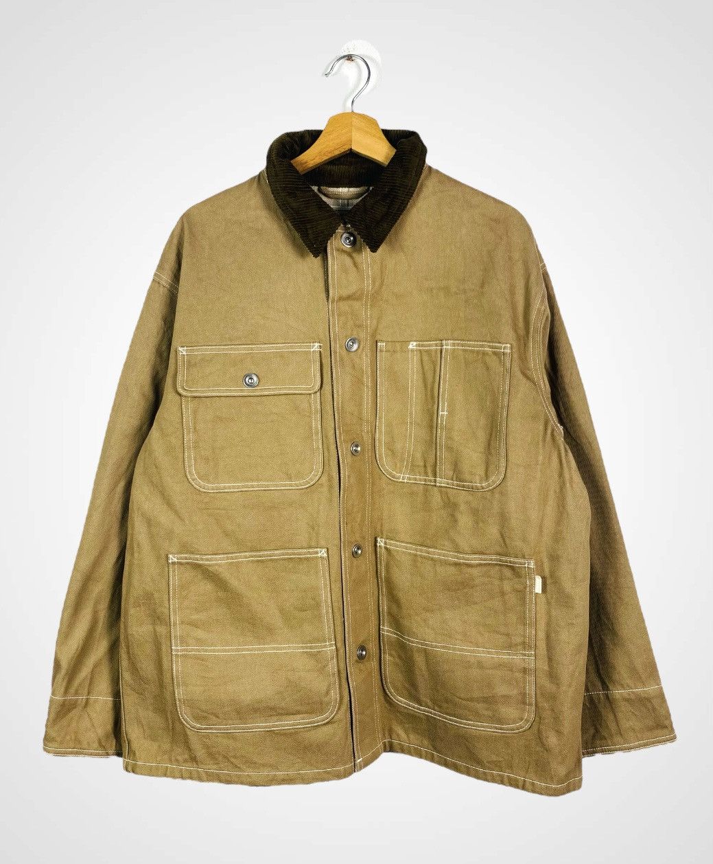 Japanese Brand Rare Vintage 90s Niko and...Jeans Chore Jacket Size US L / EU 52-54 / 3 - 1 Thumbnail
