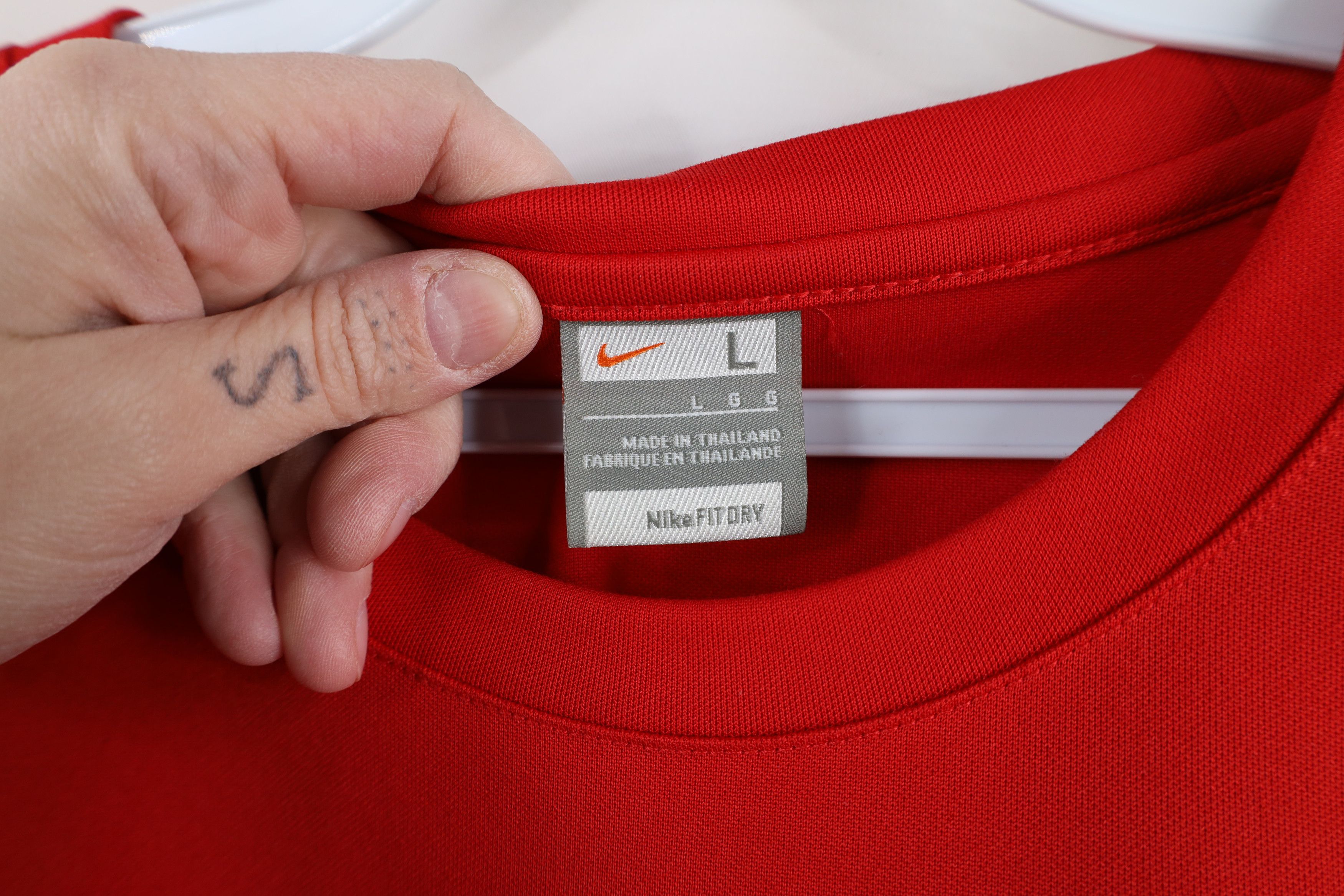 Nike × Vintage Vintage Nike Total 90 Center Swoosh Soccer Jersey Football Size US L / EU 52-54 / 3 - 9 Thumbnail