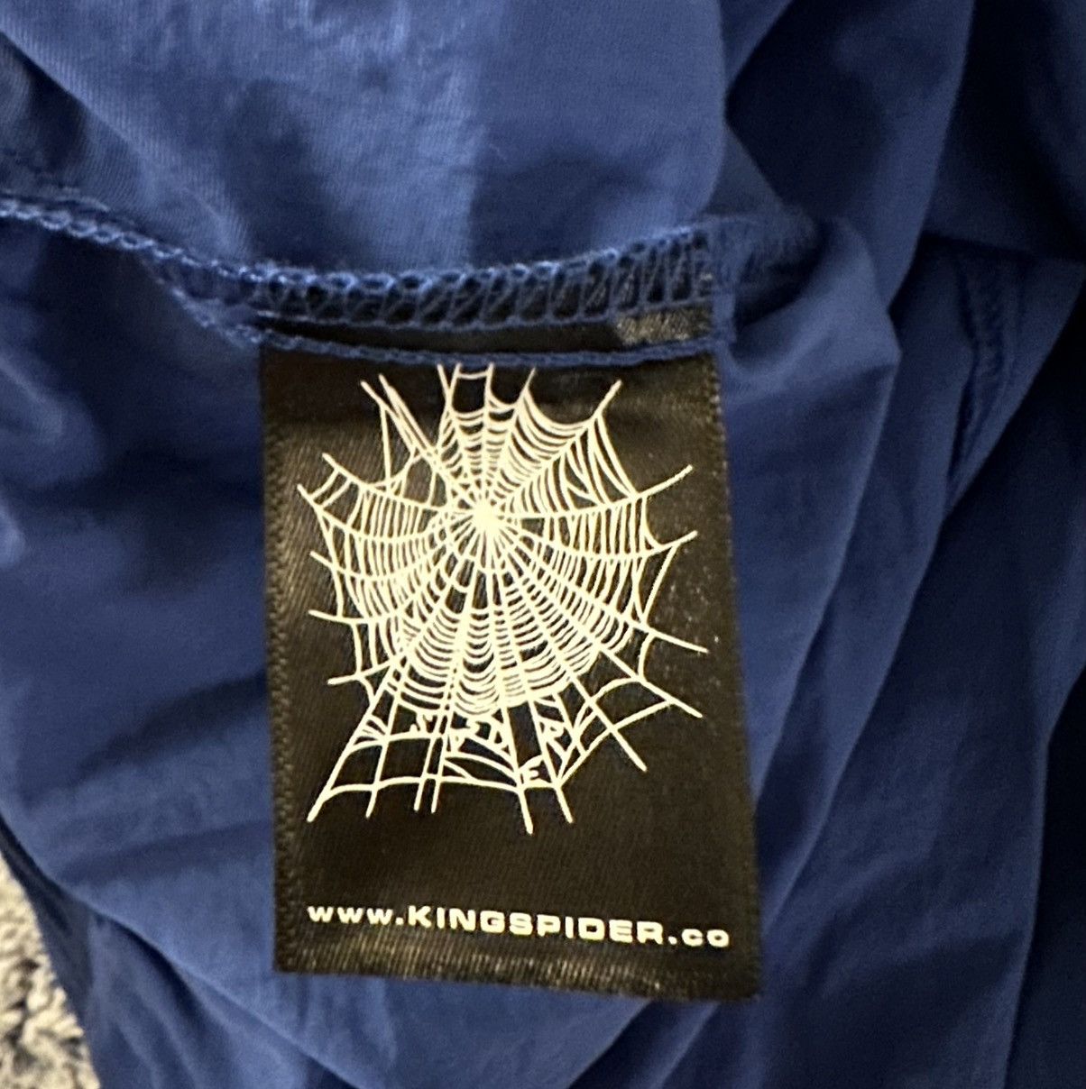 Sp5der Blue OG Web V2 Double Layer Short Size US 34 / EU 50 - 8 Thumbnail