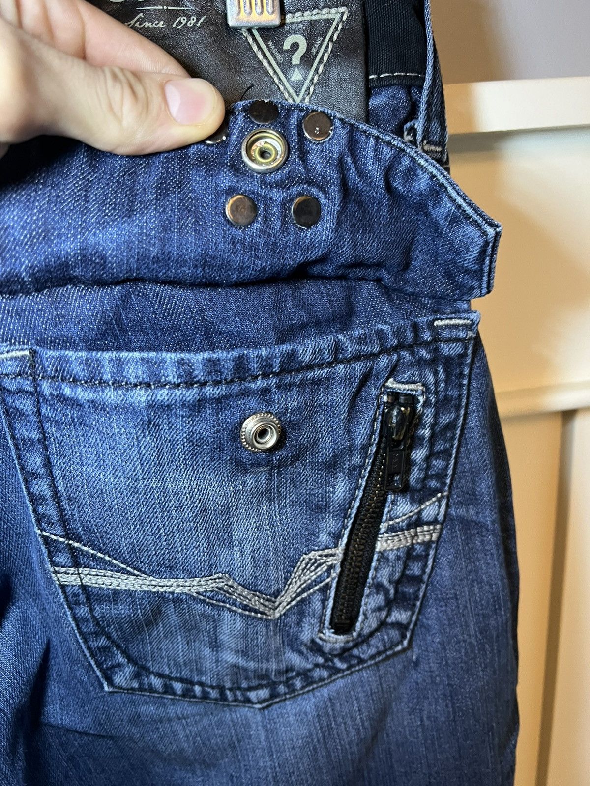 Guess Vintage Guess USA Falcon bootcut studded pocket hybrid jeans Size US 33 - 8 Thumbnail