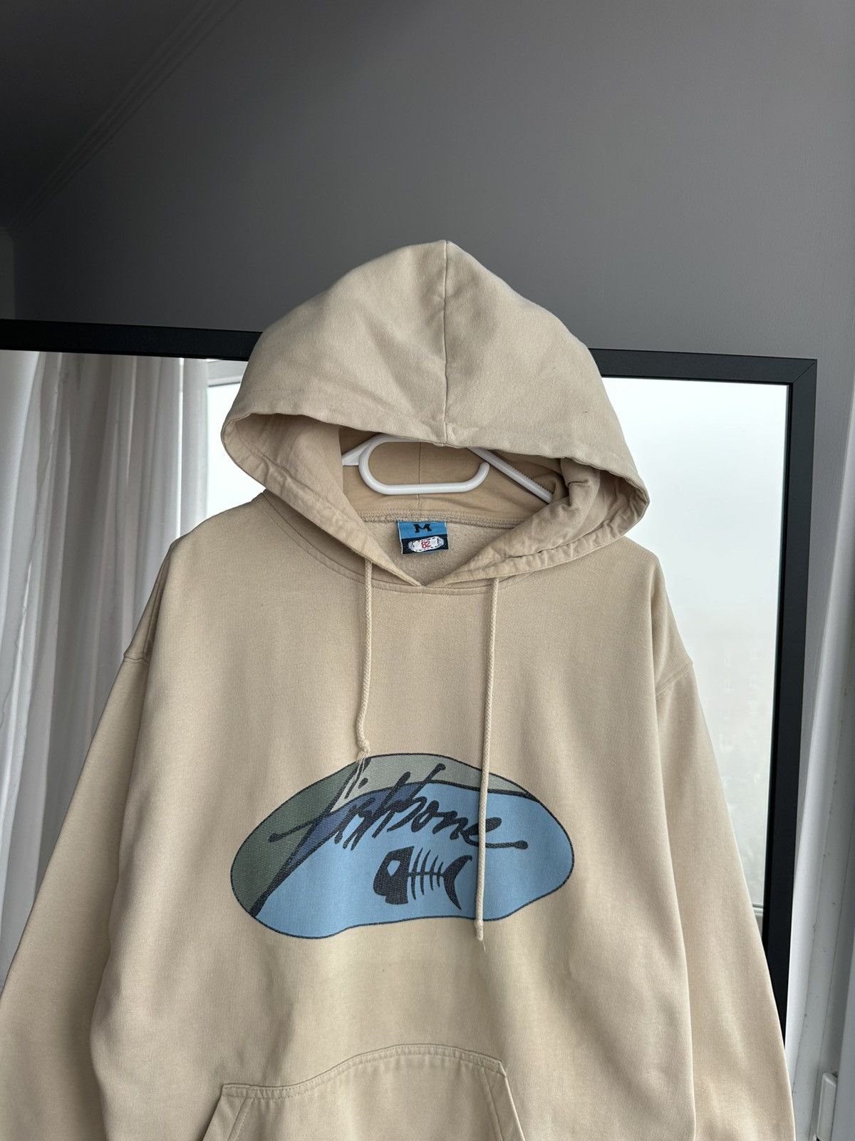 Other Vintage Fishbone Streetwear 90s Beige Hoodie Sz M Size US M / EU 48-50 / 2 - 2 Thumbnail