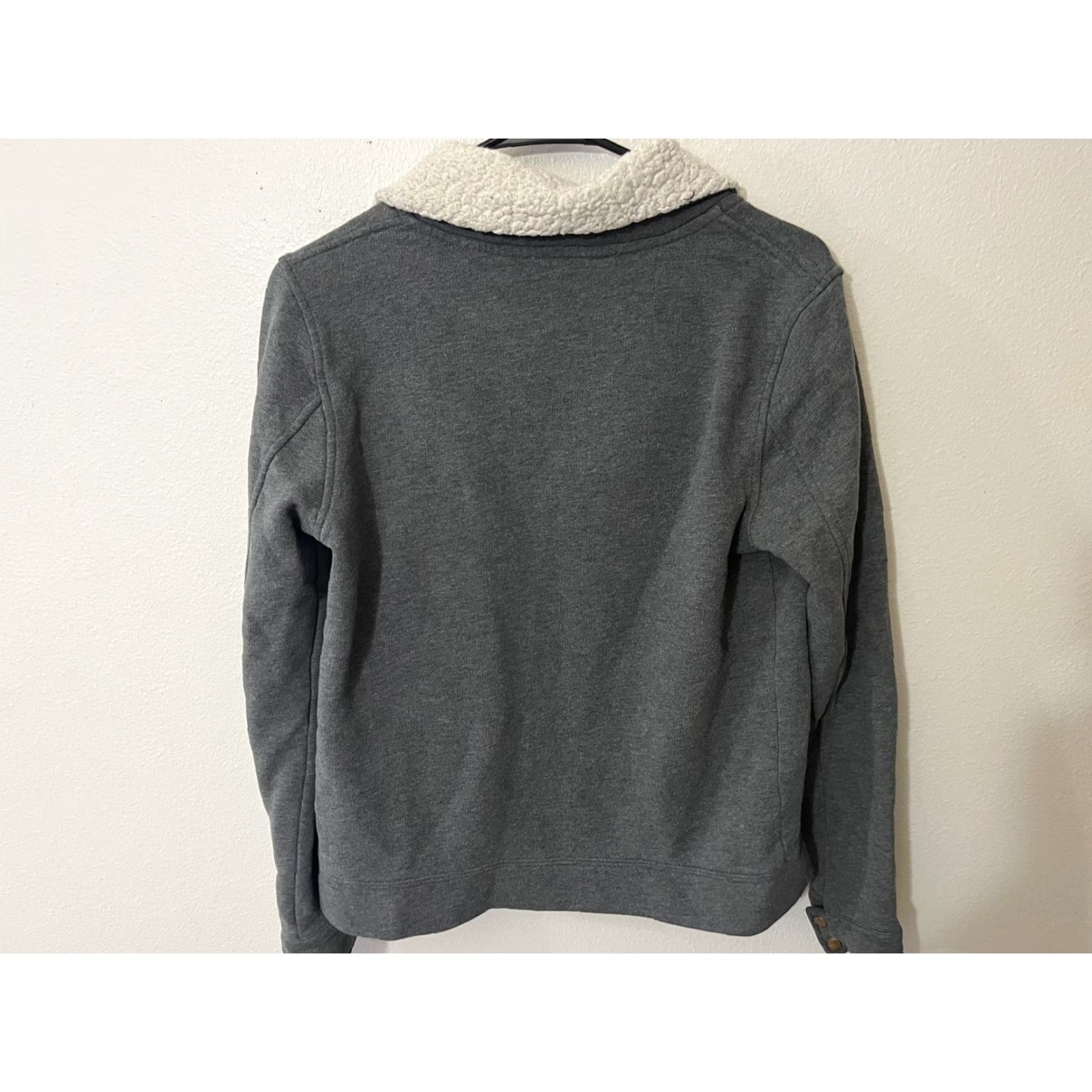 Tommy Hilfiger Tommy Hilfiger Hoodie Women Medium Gray Fleece Lined Shawl Collar Full Zip Adult M Sweatshirt Size M / US 6-8 / IT 42-44 - 2 Thumbnail