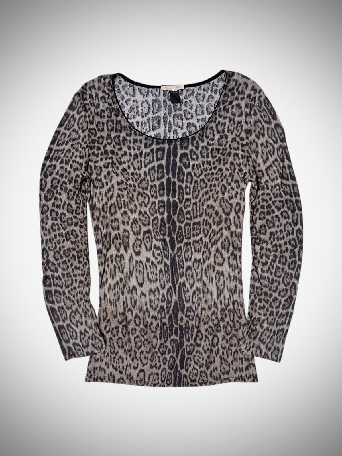 Roberto Cavalli Roberto Cavalli - Leopard Underwear Tee Size M / US 6-8 / IT 42-44 - 1 Thumbnail