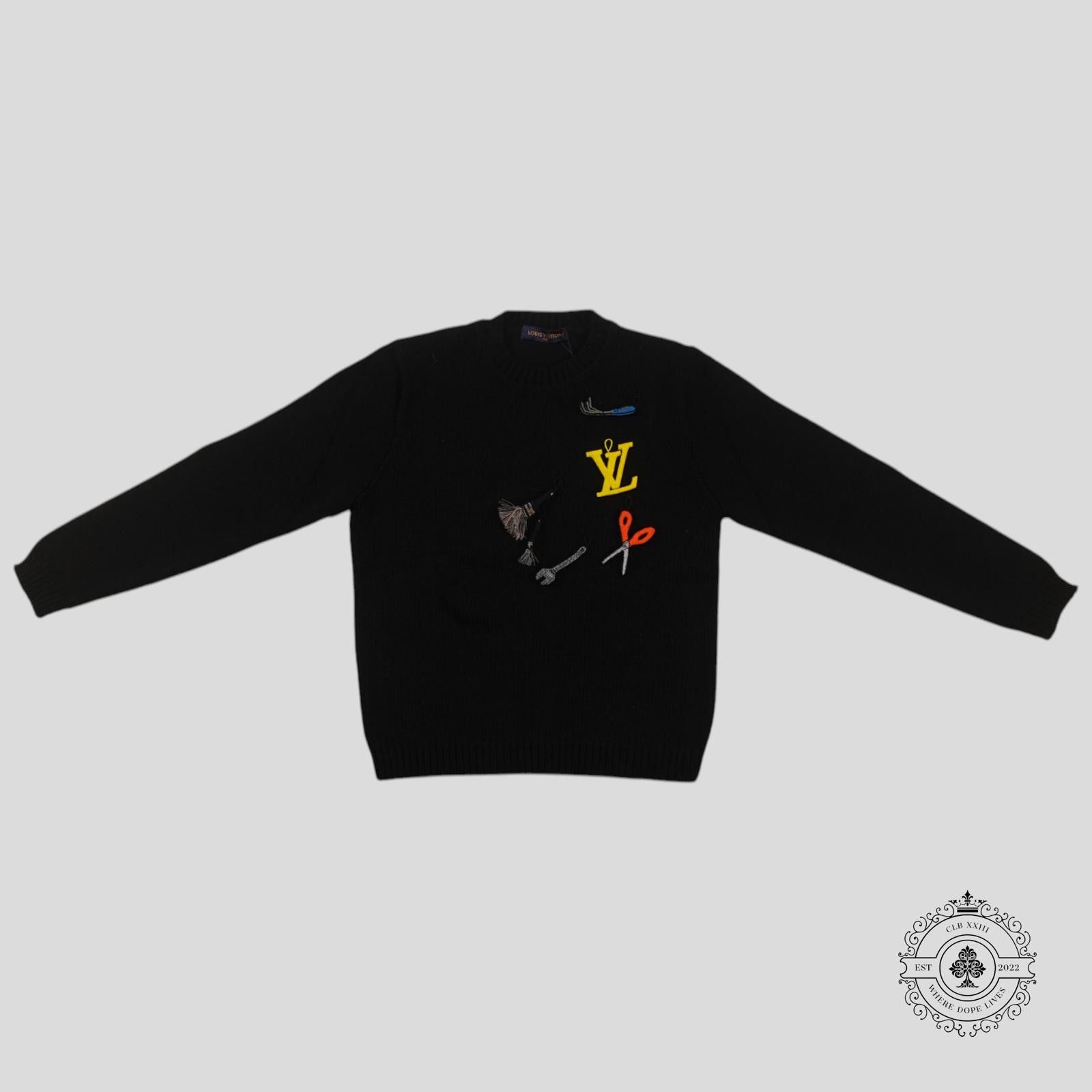 Louis Vuitton Louis Vuitton LV Tools Embroidered Crewneck in Black Size US L / EU 52-54 / 3 - 1 Thumbnail