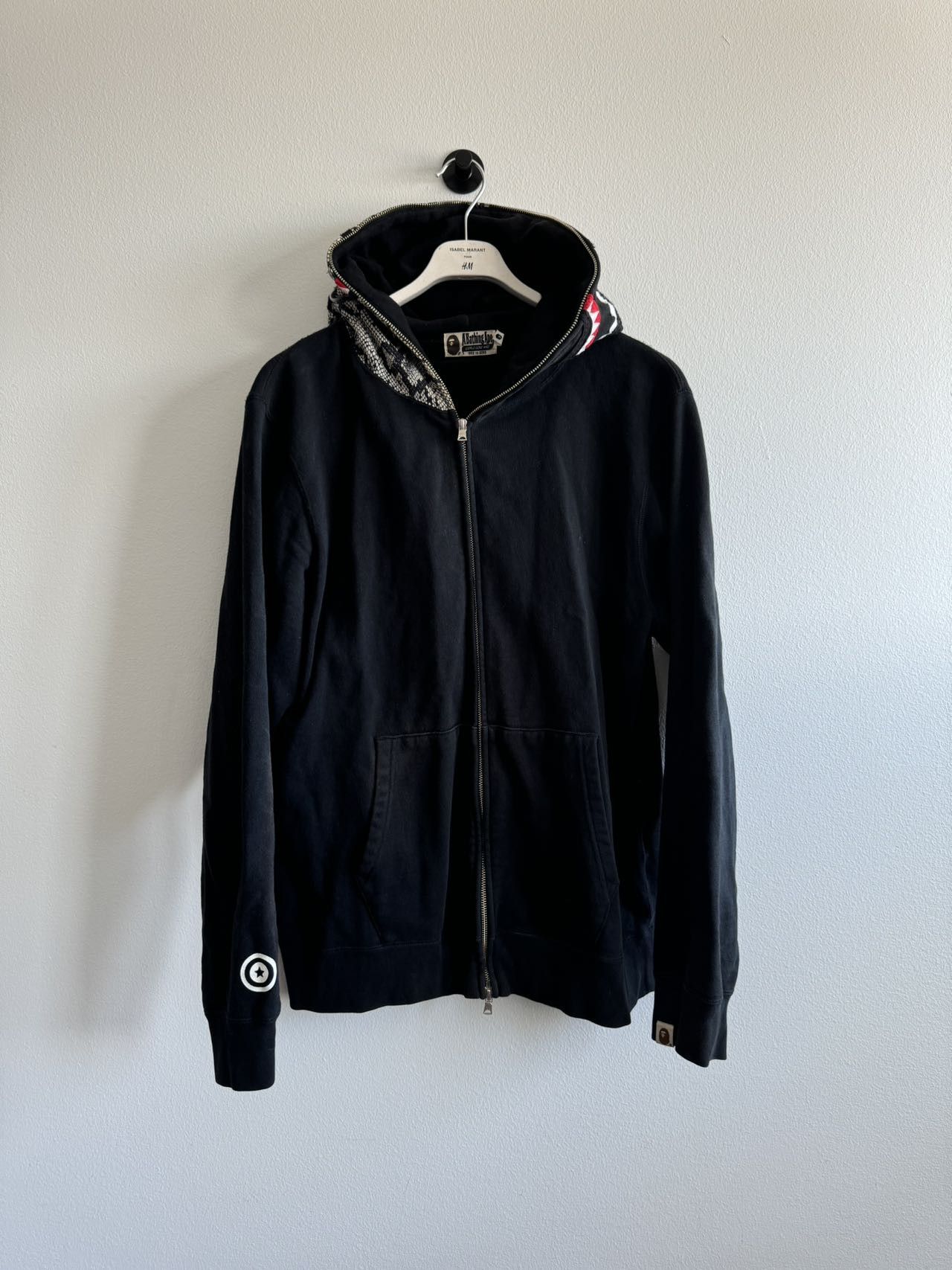 Bape Bape Sneakskin Shark Full Zip Hoodie Size US XL / EU 56 / 4 - 1 Thumbnail