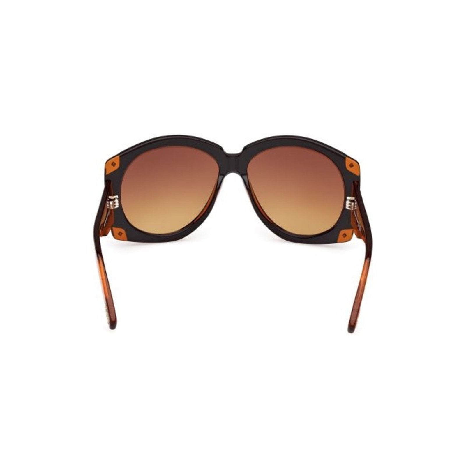 MCM New MCM Black and Brown Oversized Gradient Oval Sunglasses Size ONE SIZE - 9 Thumbnail