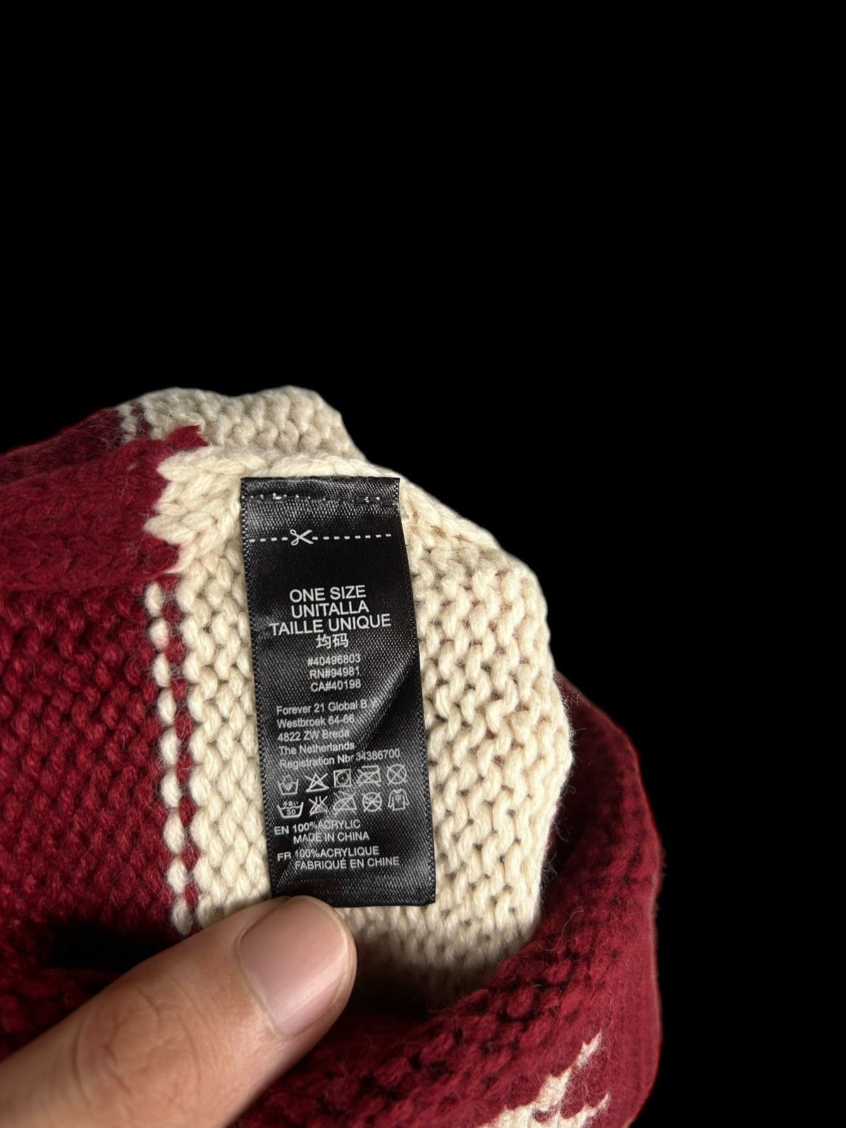 Japanese Brand × Kapital × Vintage Star Crochet Knitt Beanie Hats Rare ☠️☠️ Size ONE SIZE - 5 Thumbnail