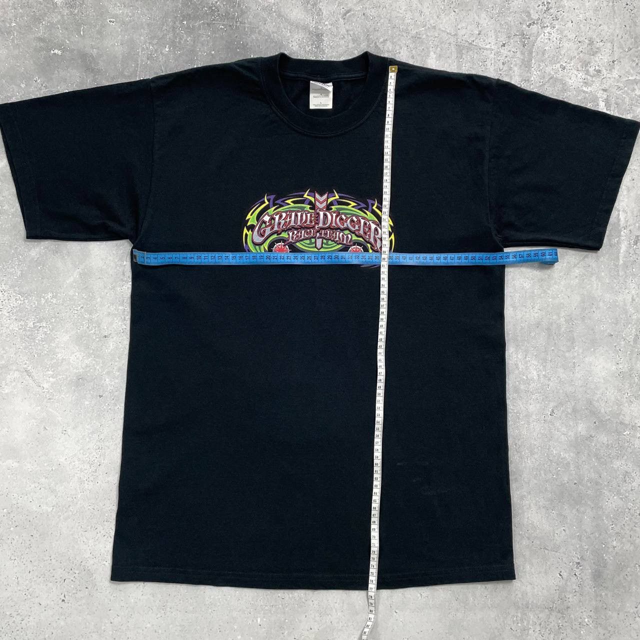 Vintage Vintage 2005 Grave Digger Race Team Graphic T Shirt Black L Size US L / EU 52-54 / 3 - 3 Thumbnail
