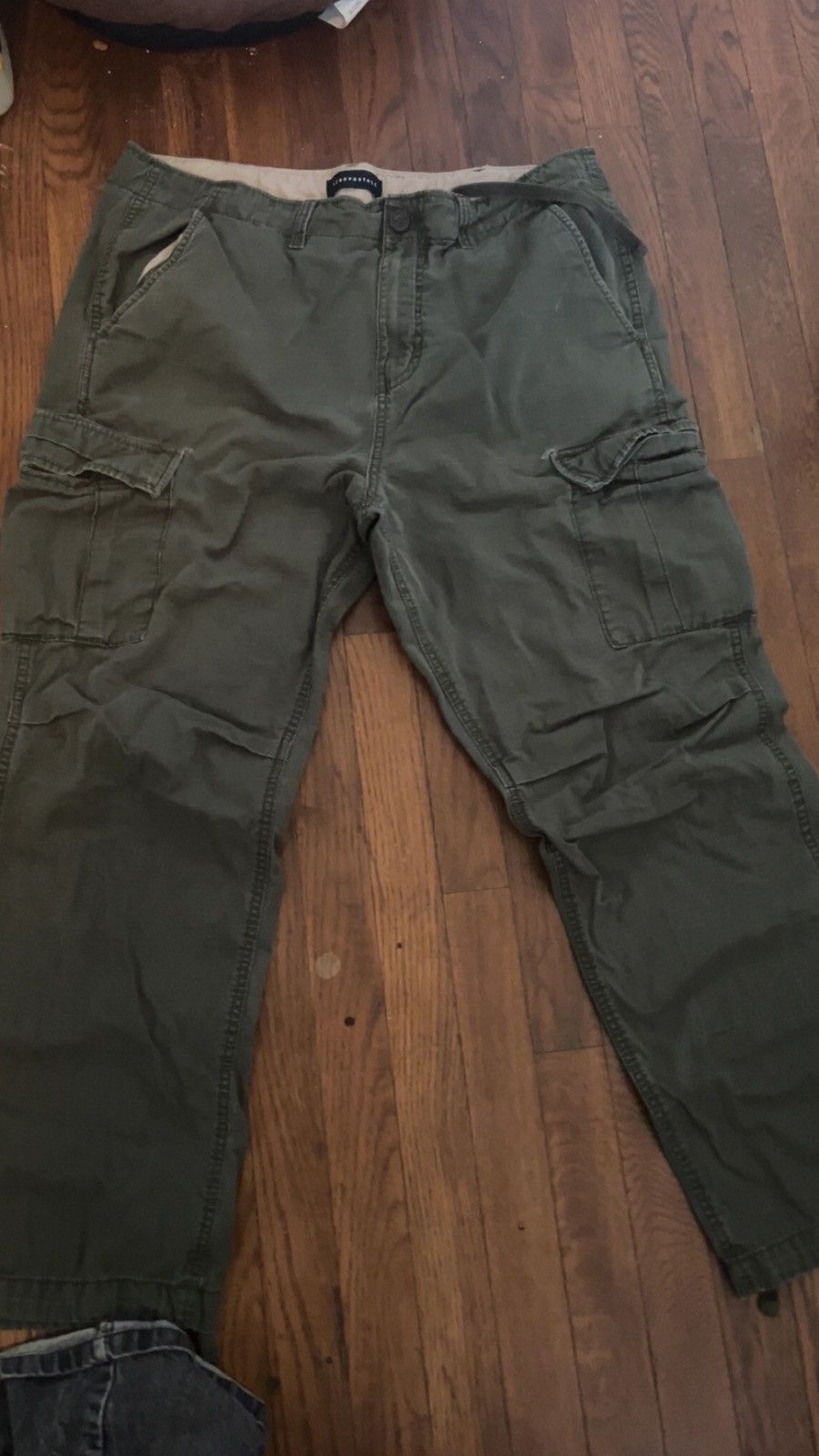Aeropostale Aeropastol Green super baggy cargo pants Size US 38 / EU 54 - 1 Thumbnail