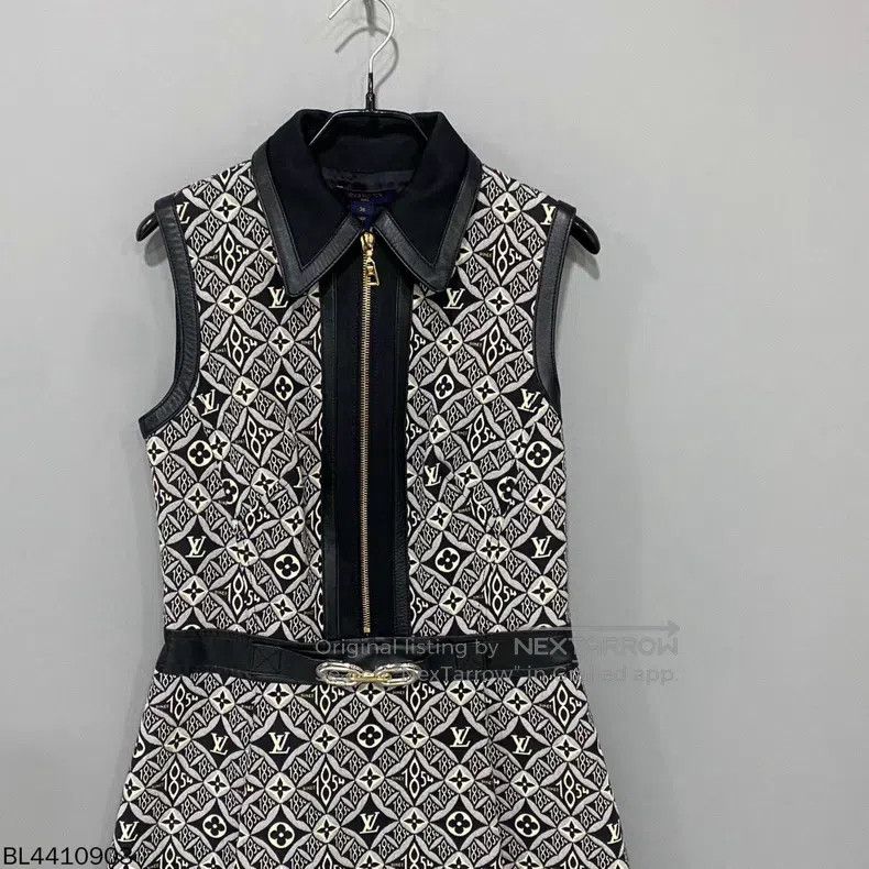 Louis Vuitton Louis Vuitton 1854 series presbyopic full print dress Size XS / US 0-2 / IT 36-38 - 2 Thumbnail