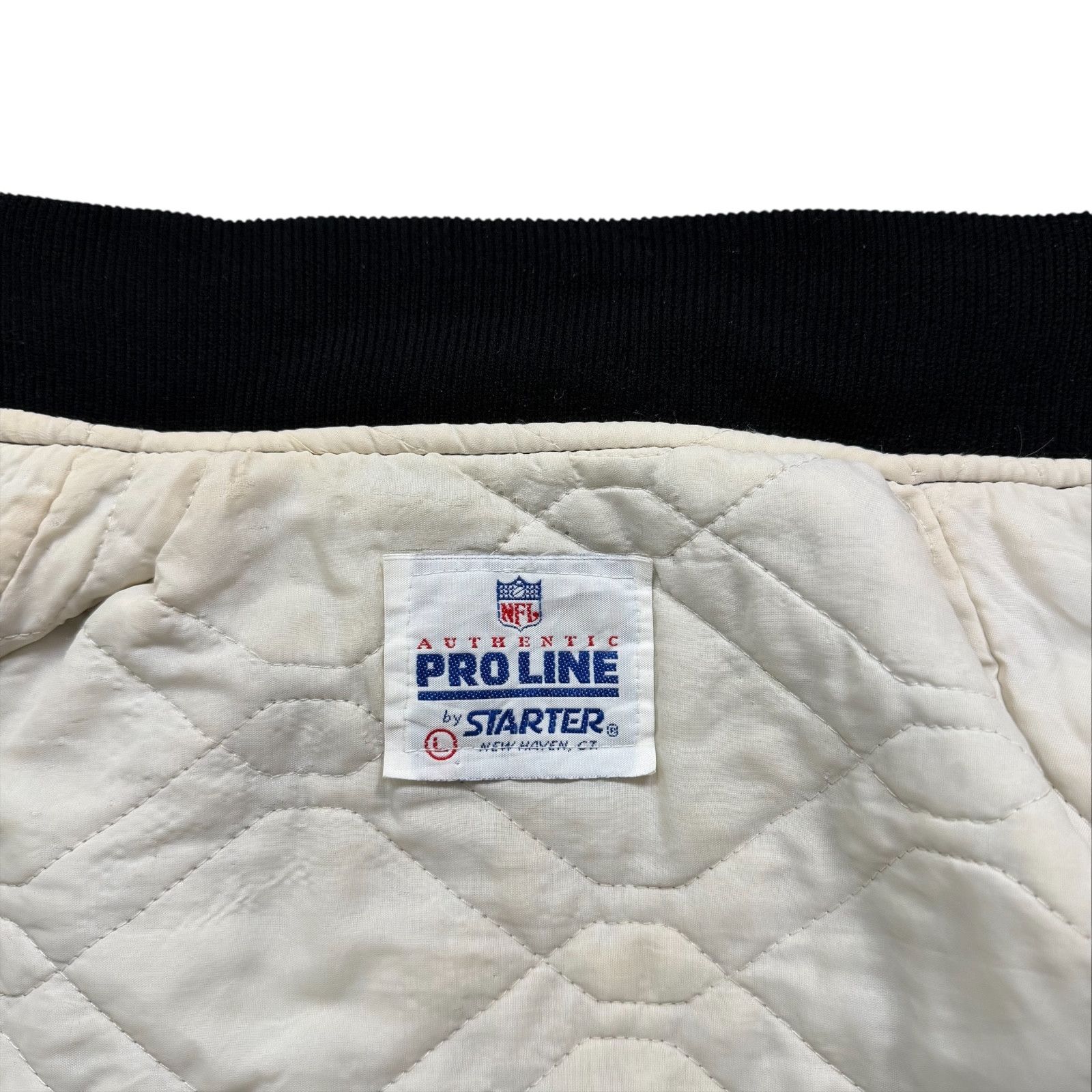 NFL VTG 90s NEW ORLEANS SAINTS SATIN JACKET BOMBER MADE IN USA Size US L / EU 52-54 / 3 - 5 Thumbnail