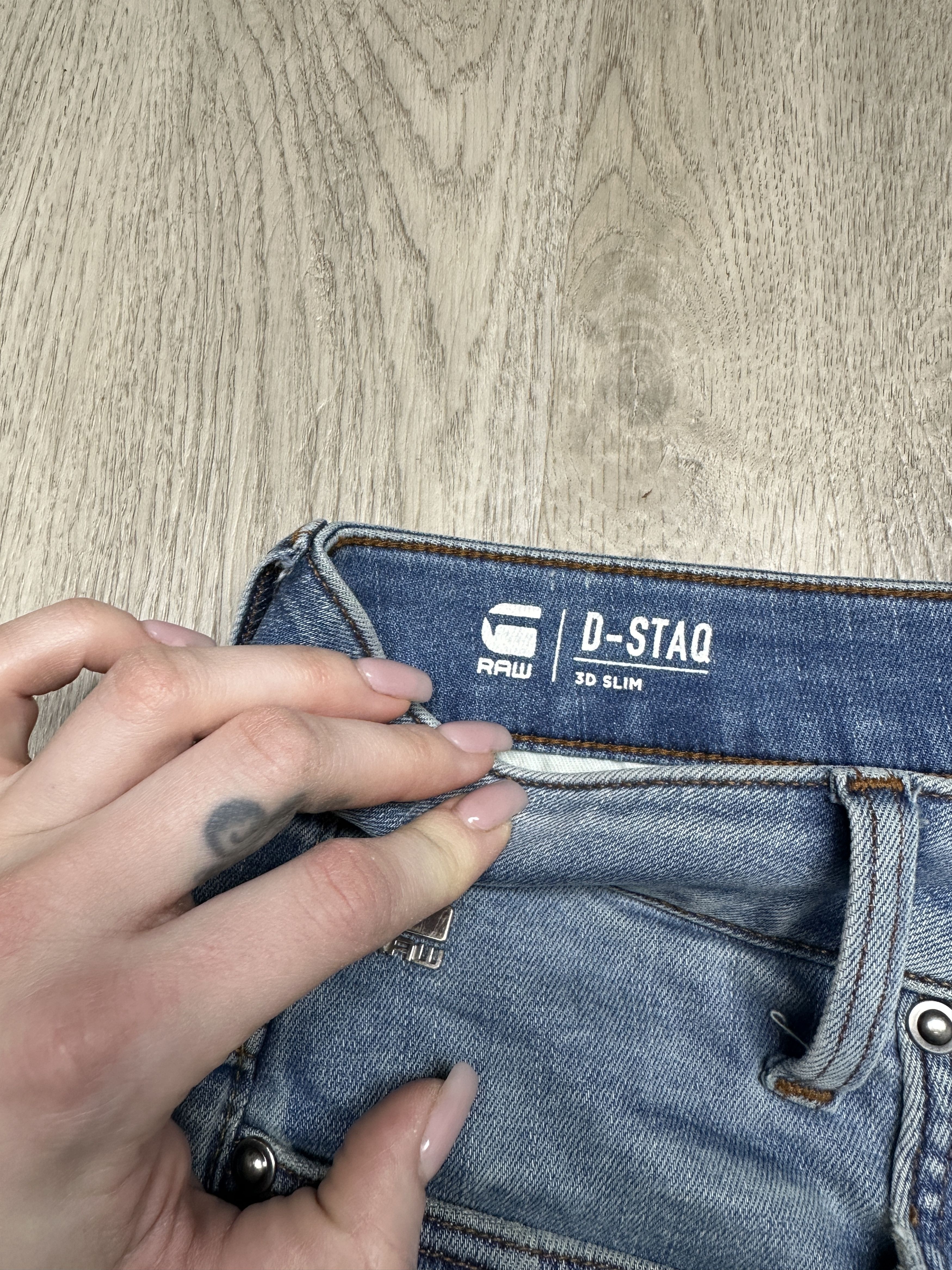 G-Star G Star Raw Mens D-Staq 3D Skinny Denim Pants Jeans Size US 33 - 6 Thumbnail