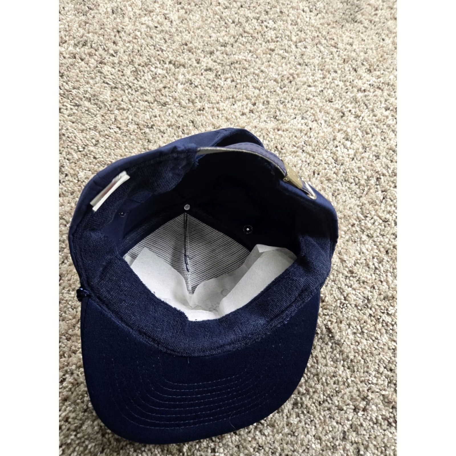 Bell VINTAGE Mohr's Pacific Bell Hat Cap One Size Strap Back Blue 90s Baseball Cap Men Adjustable Twill Cotton 90s Theme Womens Mens Boys Girls Size ONE SIZE - 4 Thumbnail