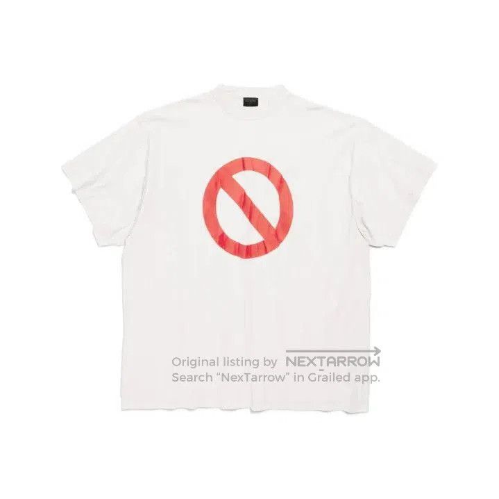 Balenciaga Balenciaga BFRND Logo Print Oversized T. Size US M / EU 48-50 / 2 - 1 Thumbnail