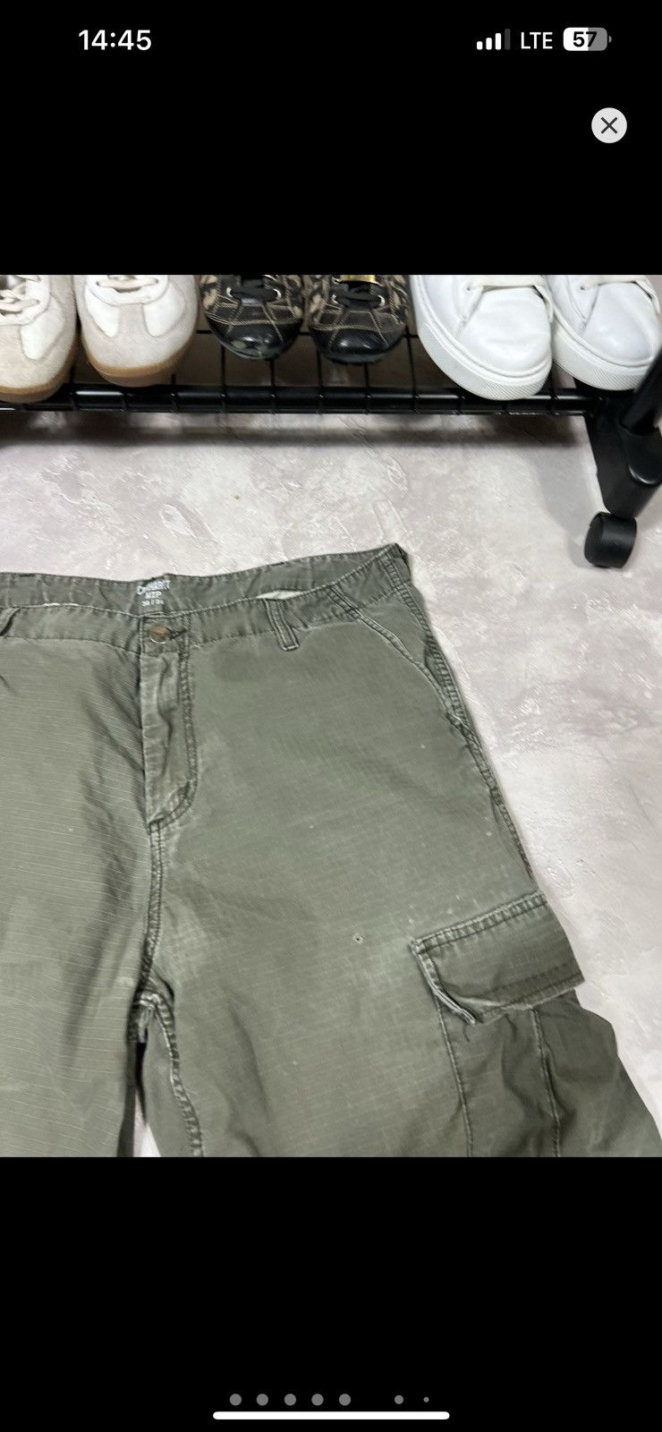 Vintage Carhartt Distressed Cargo Pants