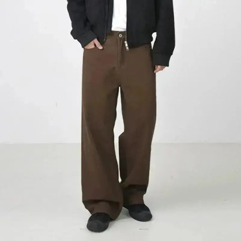 Japanese Brand Streetwear Casual Straight Trousers Wide Leg Jeans Size US 32 / EU 48 - 3 Thumbnail