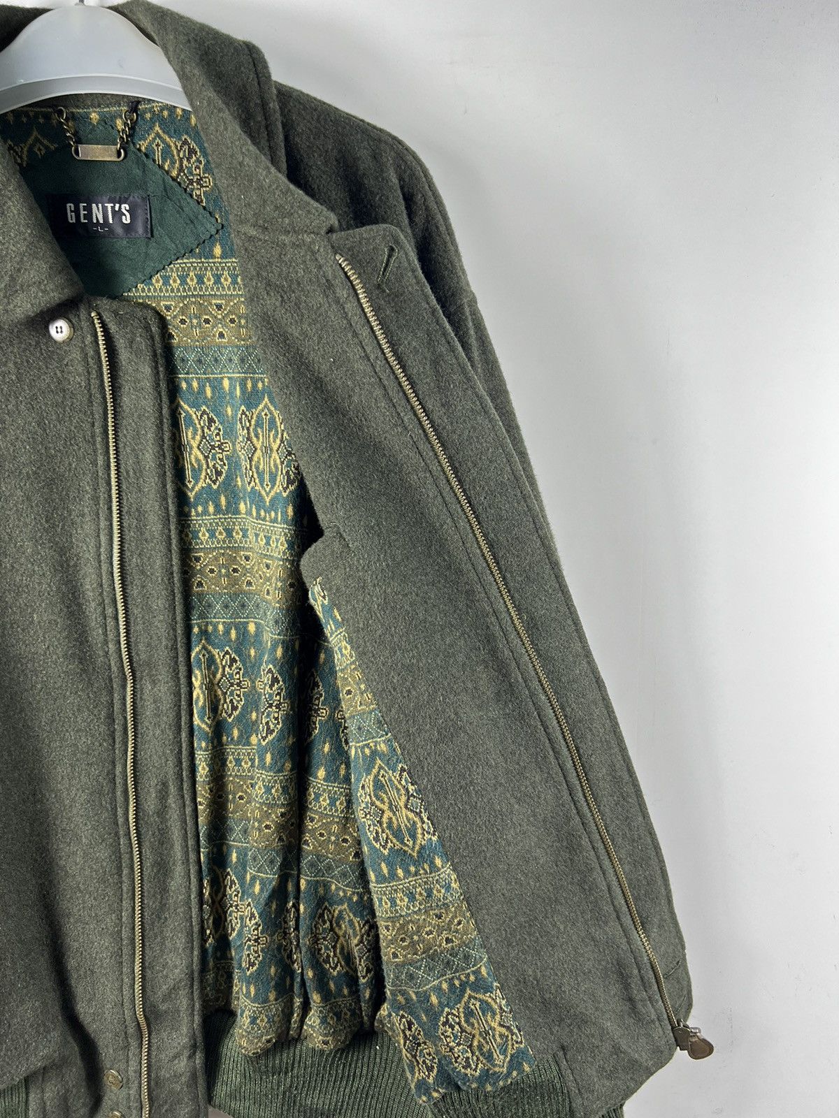 Gents × Japanese Brand 🔥 Gent's Wool Bomber jacket Size US M / EU 48-50 / 2 - 7 Thumbnail