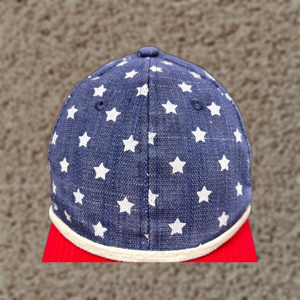 Vintage Target USA Flag 4th July Hat Cap Strap Back Adult One Size Red Blue Cotton Wool Blend Hat Unisex Adults Bucket Hat Mens Size ONE SIZE - 1 Thumbnail