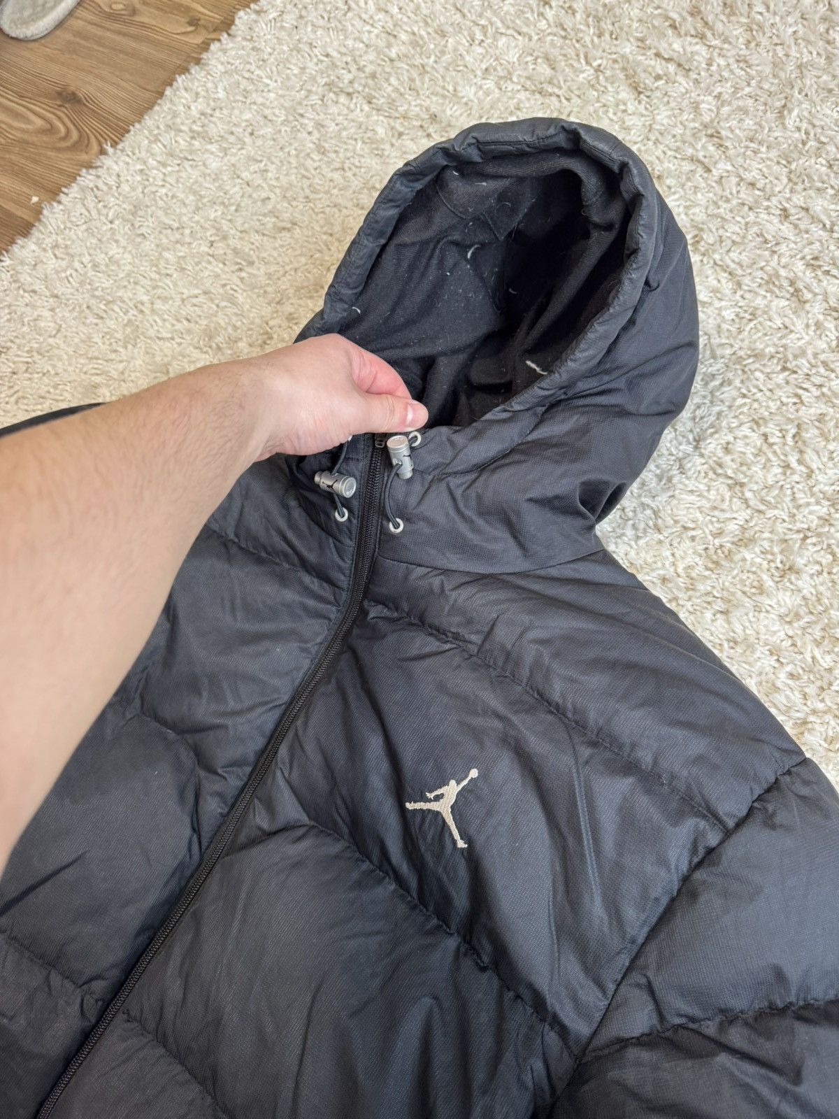Nike Nike Air Jordan Puffer Jacket Y2K Vintage 2000s Size US L / EU 52-54 / 3 - 3 Thumbnail