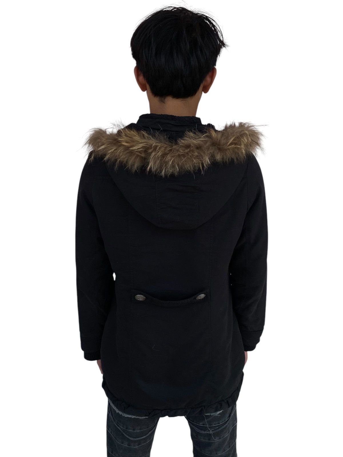 14th Addiction 2000s Blue Magic - Raccoon Fur Hoodie Jacket Size US M / EU 48-50 / 2 - 4 Thumbnail
