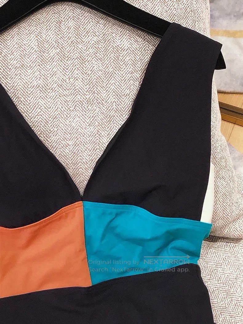 Hermes Hermes Color-Blocked One-Piece Swimsuit Size XS / US 0-2 / IT 36-38 - 3 Thumbnail