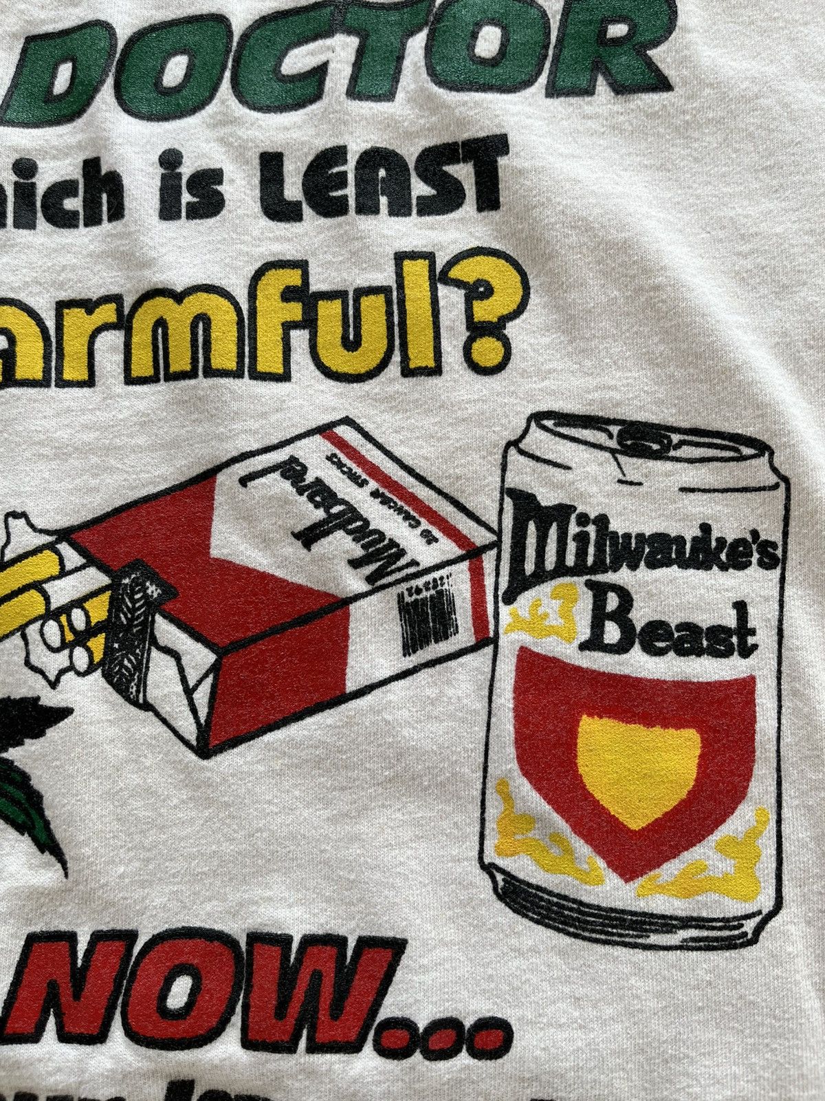 Vintage Ask a doctor t- shirt 90’s Size US XL / EU 56 / 4 - 4 Thumbnail