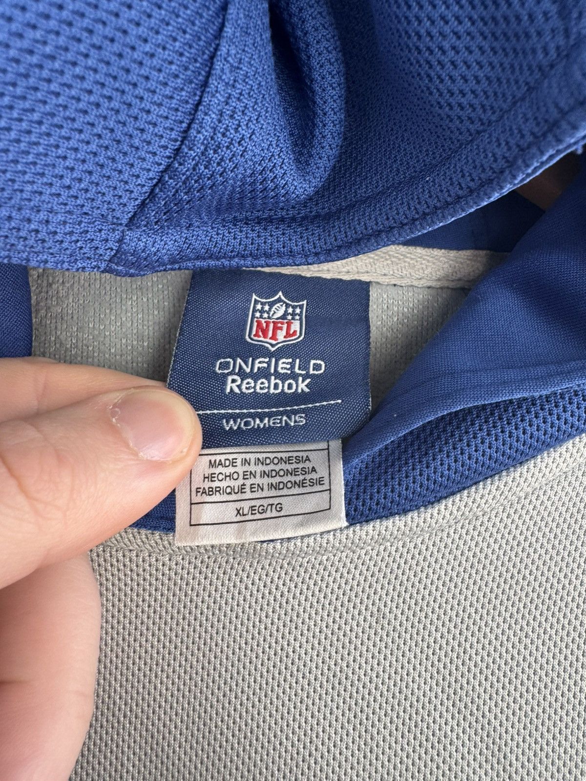 NFL Reebok New York Giants NFL Hoodie Size XL / US 12-14 / IT 48-50 - 5 Thumbnail