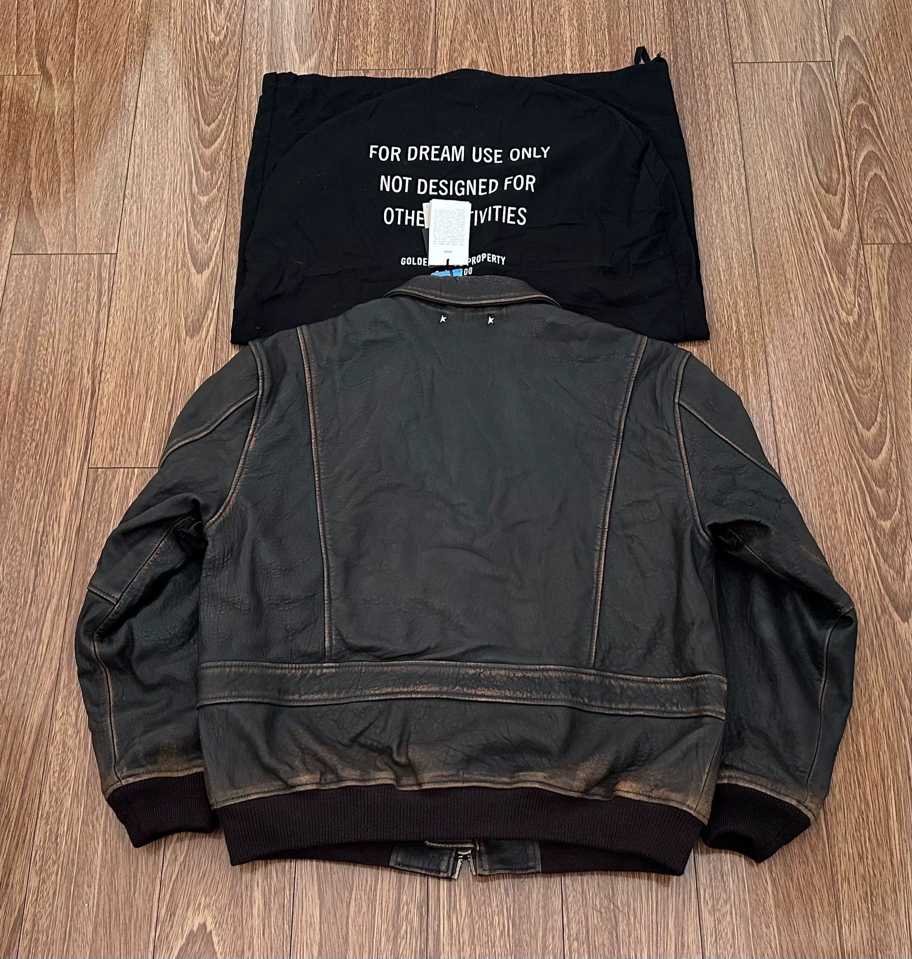 Golden Goose Golden Goose Louis Aviator Sheep Leather Worn 46 Oversize Size US S / EU 44-46 / 1 - 2 Thumbnail