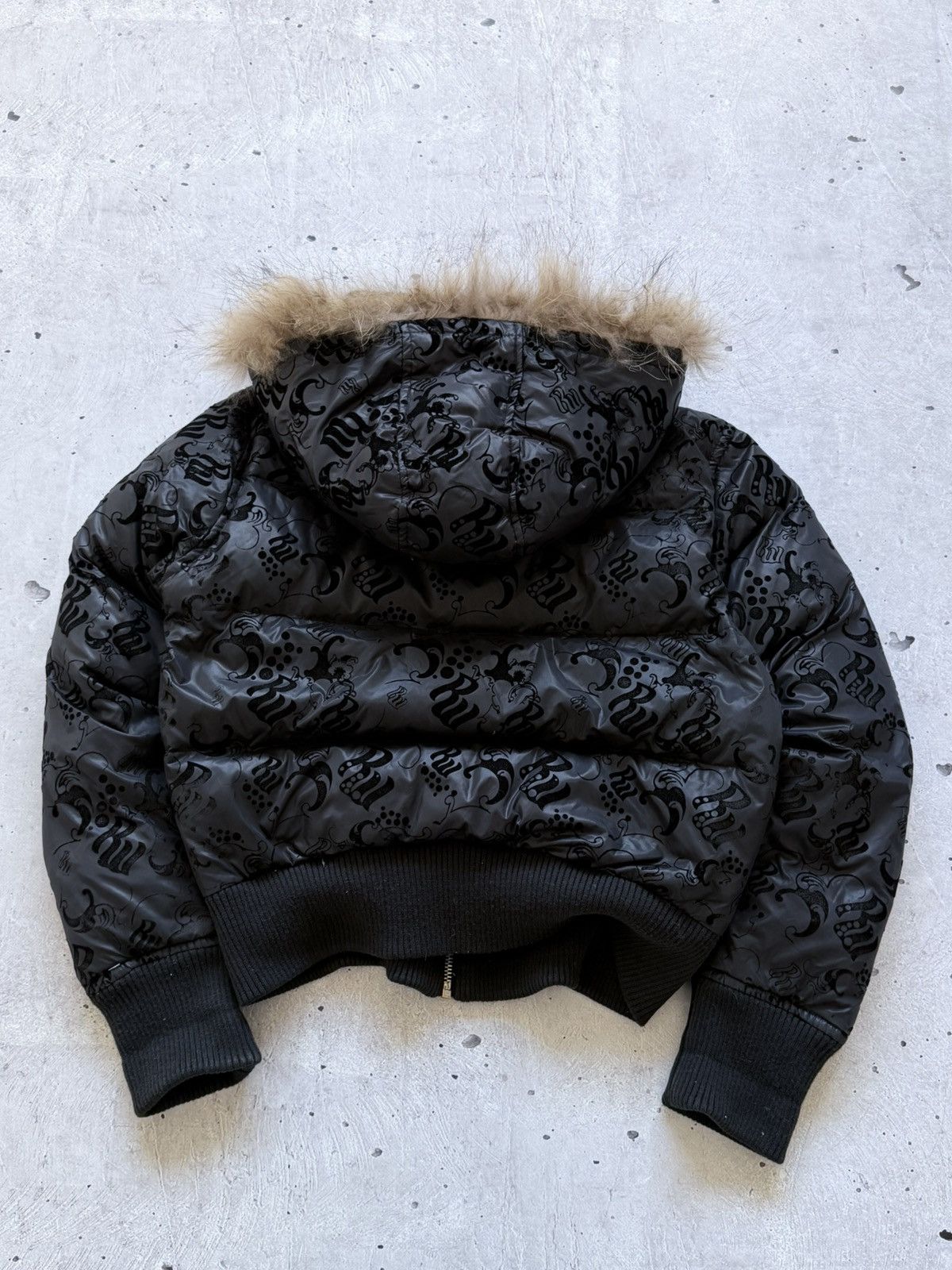 Rocawear 00s Y2K Roca Wear Hysteric Glamour Style Fur Hood Jacket Size US M / EU 48-50 / 2 - 3 Thumbnail