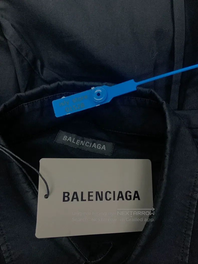 Balenciaga Balenciaga Plain button long-sleeve shirt, men's, black Size XS / US 0-2 / IT 36-38 - 5 Thumbnail