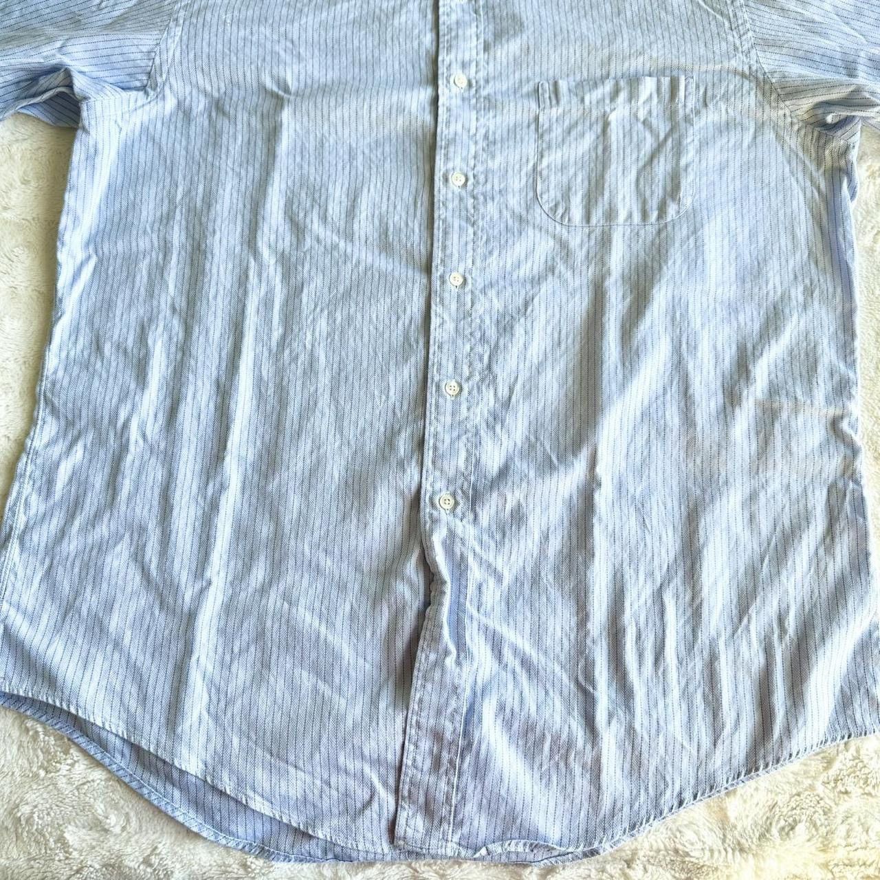 Brooks Brothers Vintage Brooks Brothers Shirt Mens 17-3 Blue Button 90s USA Size US XL / EU 56 / 4 - 5 Thumbnail