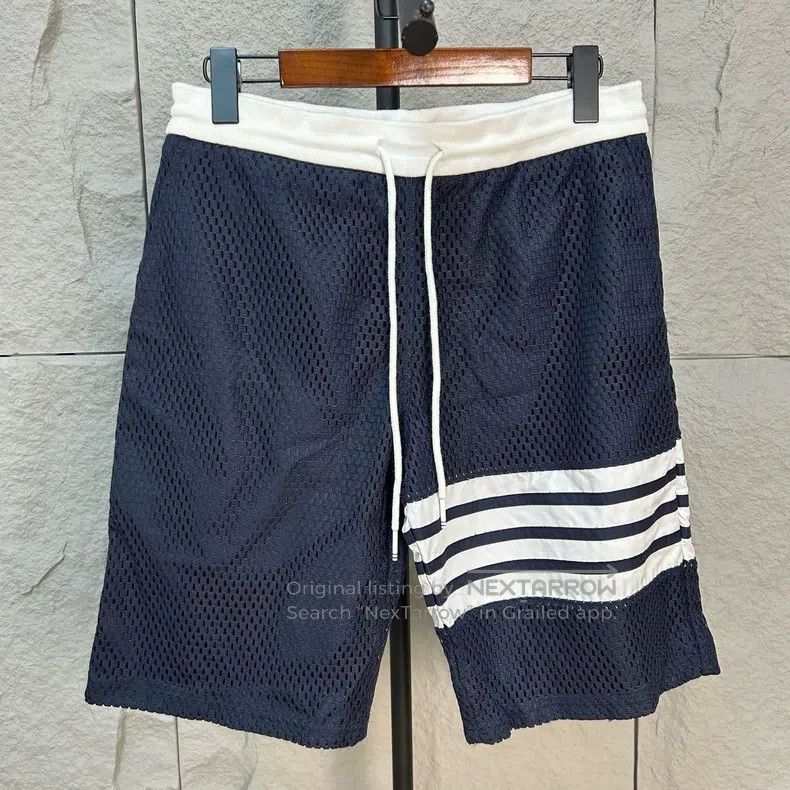 Thom Browne Thom Browne size 0 Nylon Mesh Breathable Beach Shorts Size US 30 / EU 46 - 1 Thumbnail
