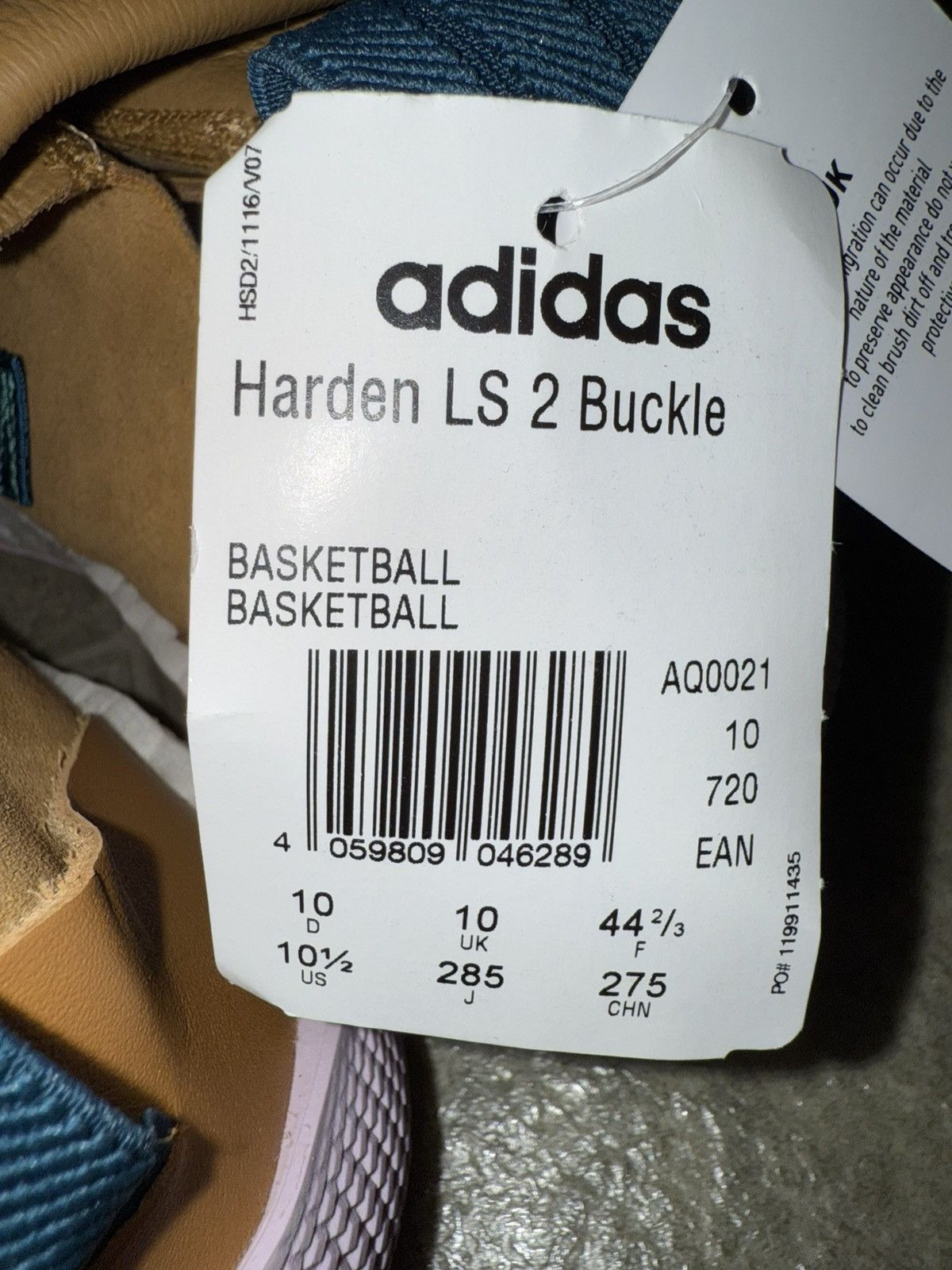 Adidas Adidas James Harden LS Lifestyle 2 Buckle, NEW “Mesa” sz10.5 Size US 10.5 / EU 43-44 - 21 Thumbnail