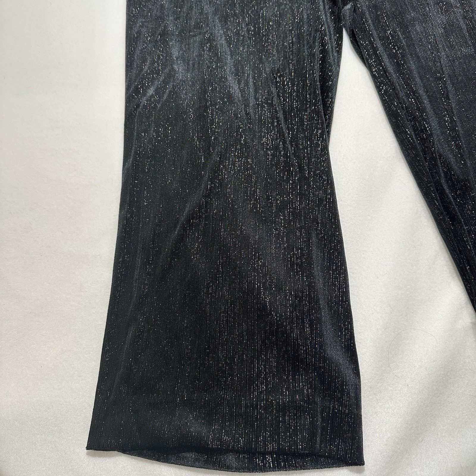 Vince Camuto Vince Camuto 2X Velour Wide Leg Glitter Sweatpants Pants Size 40" / US 18 - 4 Thumbnail