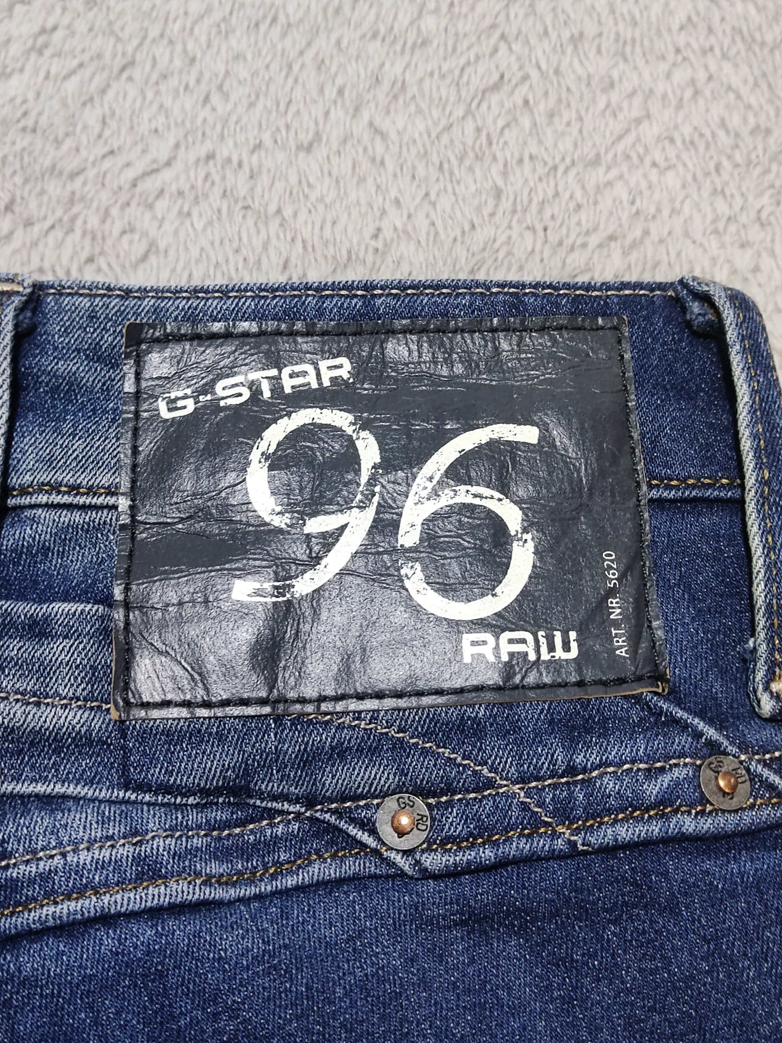 G-Star VTG G-Star RAW 5620 Heritage Embro Tapered Jeans 96 Style Size 29" - 13 Thumbnail