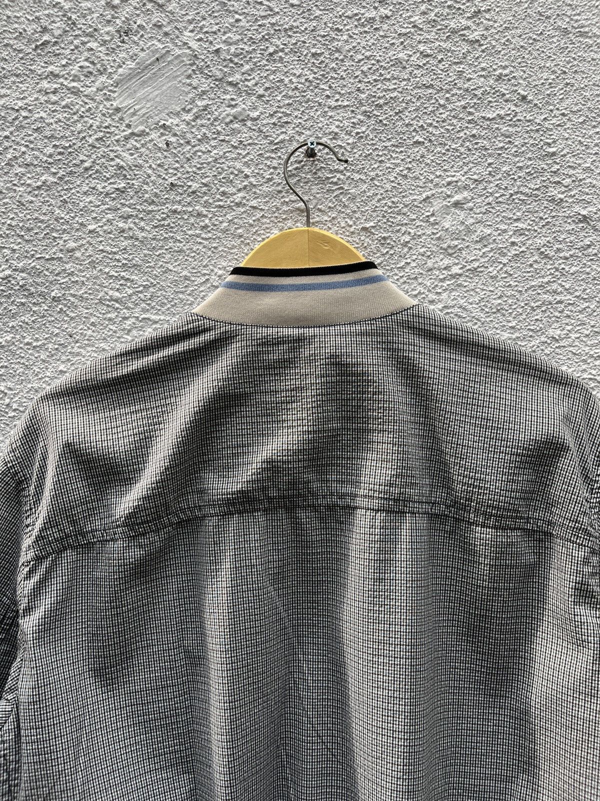 Prada SS09 Prada Blue Chic Squared Light Bomber Jacket Size US L / EU 52-54 / 3 - 14 Thumbnail
