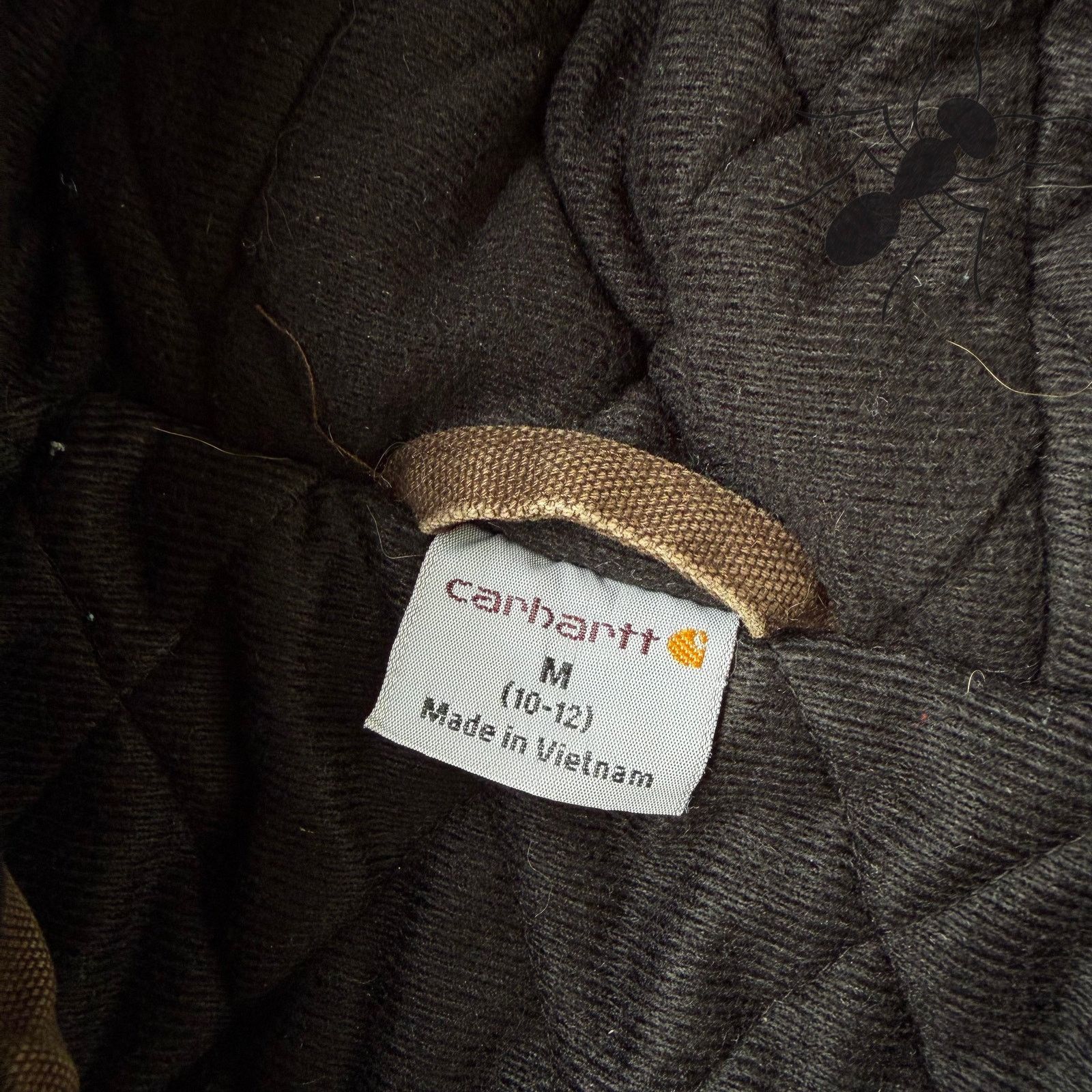 Carhartt × Vintage Carhartt YOUTH brown hooded work wear jacket Size US XS / EU 42 / 0 - 5 Thumbnail