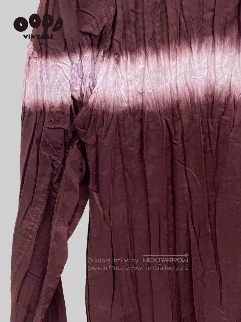 Issey Miyake Issey Miyake Main Line Tie Dye Ruffle Shirt Size L / US 10 / IT 46 - 6 Thumbnail