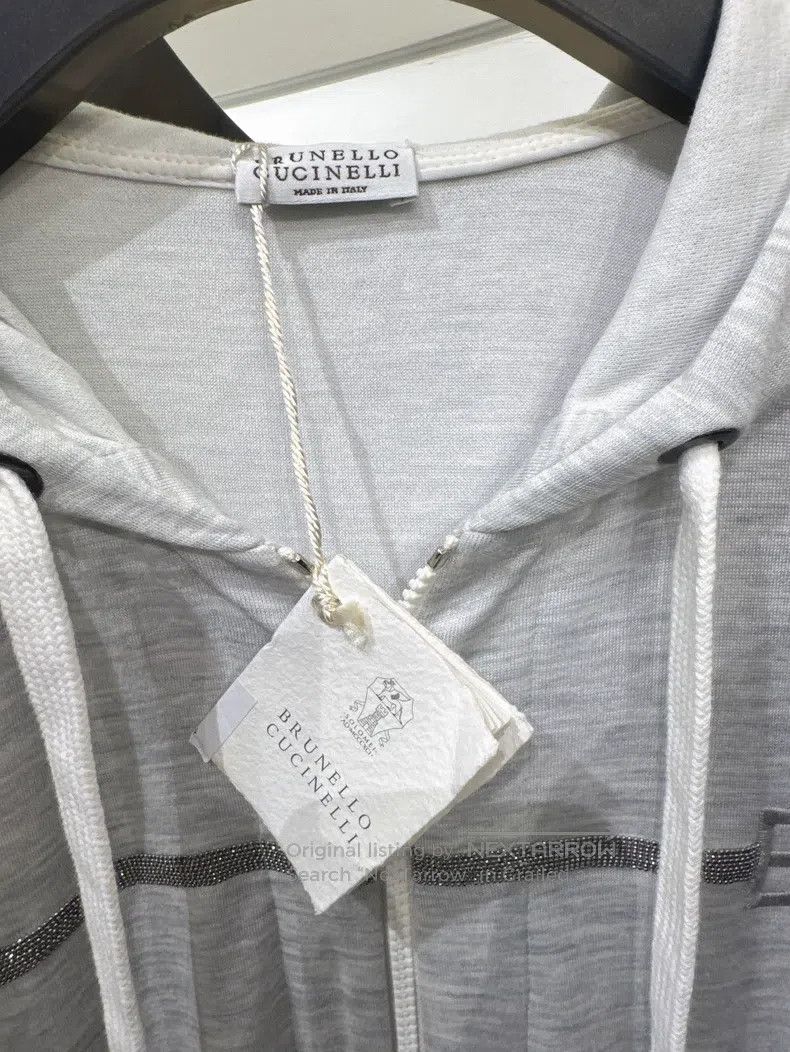 Brunello Cucinelli Brunello Cucinelli Hooded Sweatshirt Size XS / US 0-2 / IT 36-38 - 2 Thumbnail
